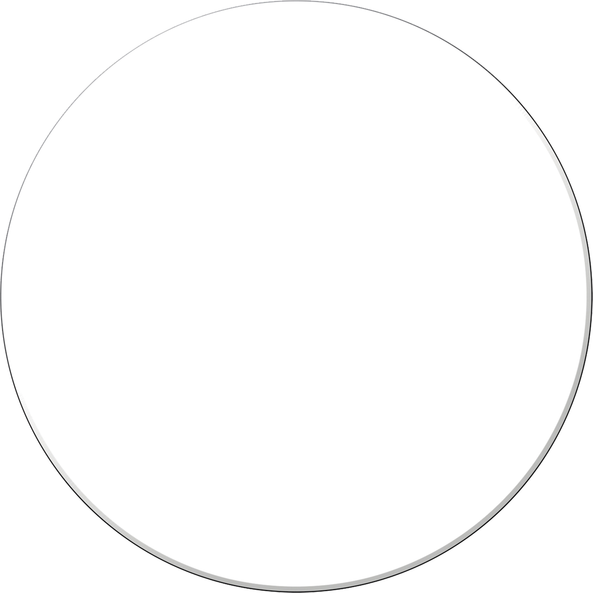 Marqueur robuste pour le sol Tough-MarkMC, Cercle, 3,5" lo x 3,5" la, Blanc, Polyéthylène