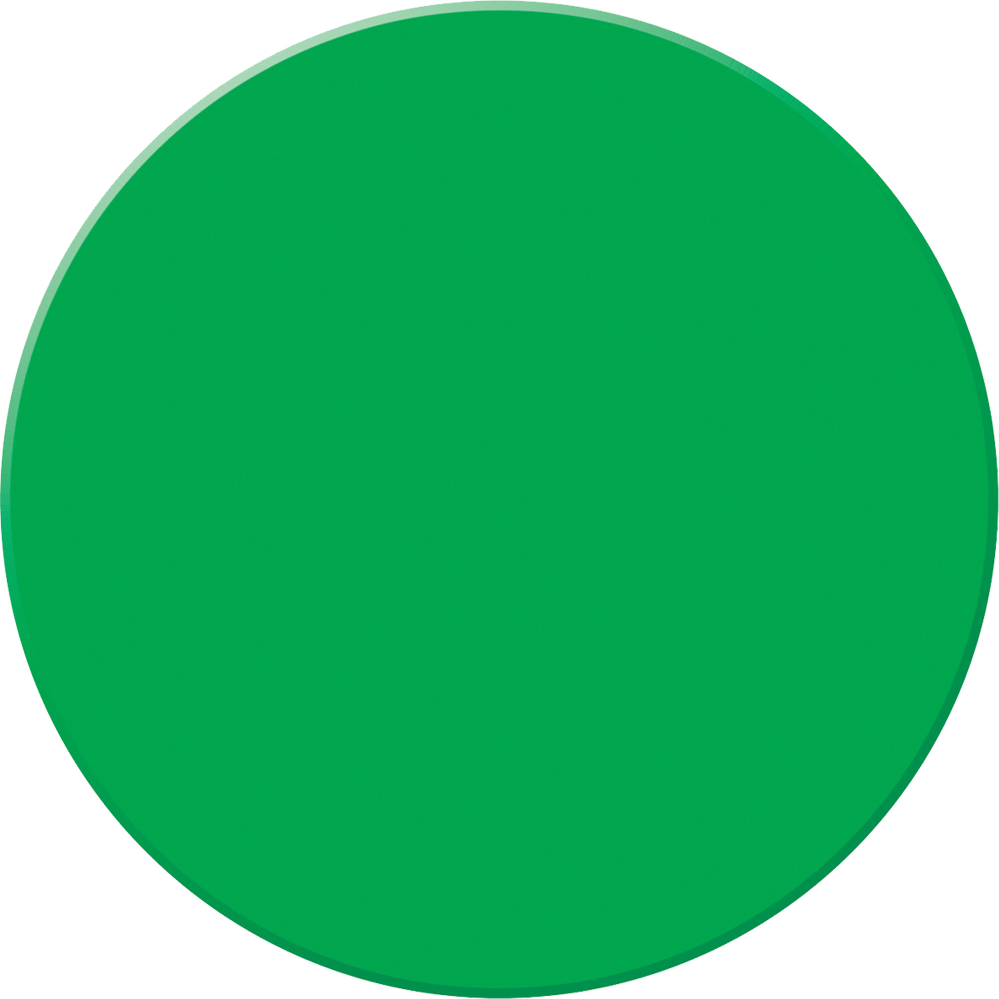Marqueur robuste pour le sol Tough-MarkMC, Cercle, 3,5" lo x 3,5" la, Vert, Polyéthylène