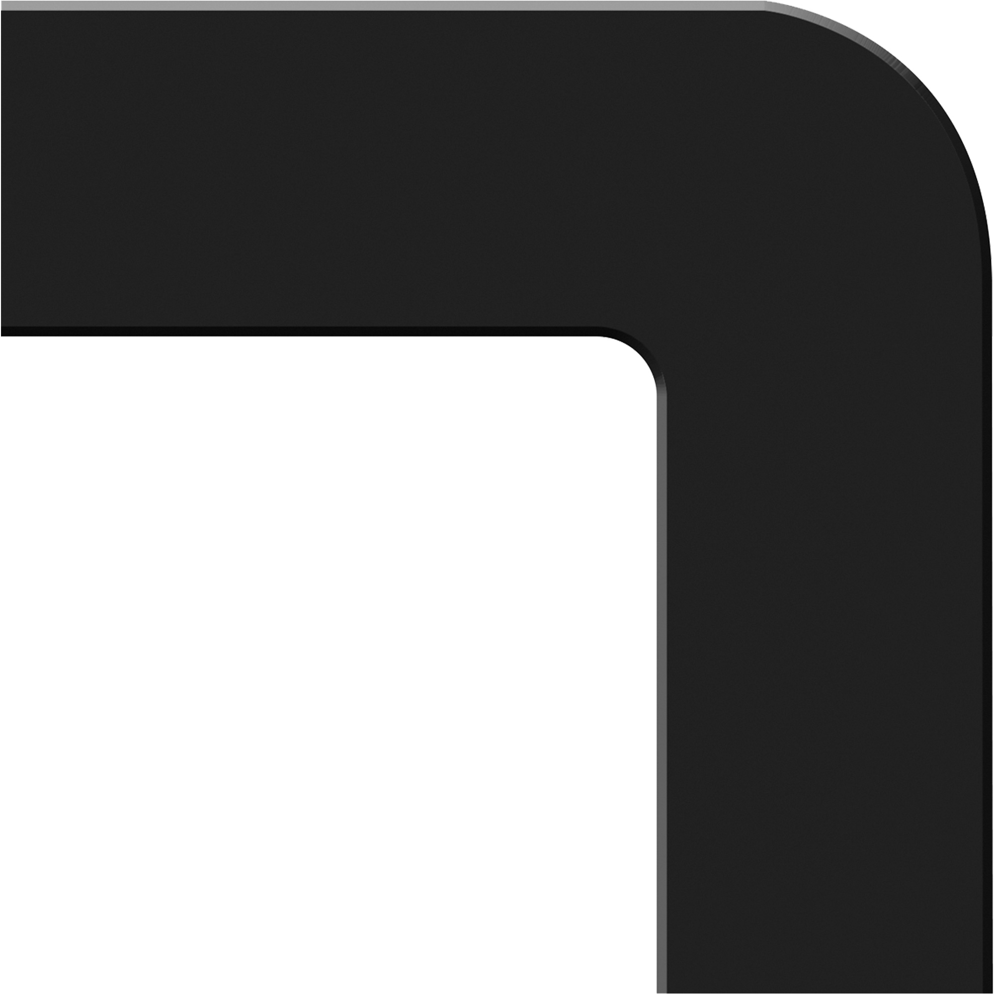 Marqueur robuste pour le sol Tough-MarkMC, L, 6" lo x 6" la, Noir, Polyéthylène