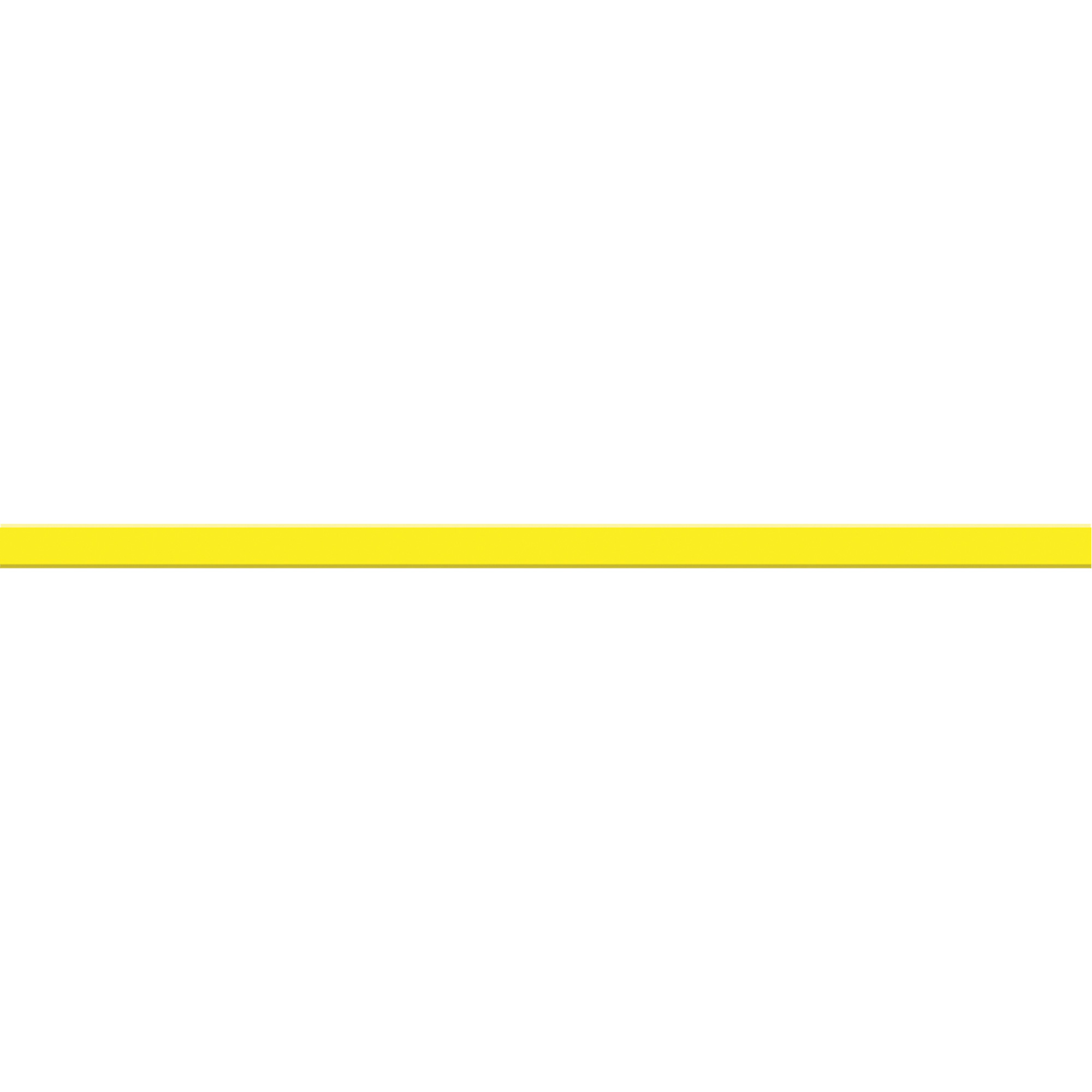 Marqueur robuste pour le sol Tough-MarkMC, Rectangle, 48" lo x 3" la, Jaune, Polyéthylène