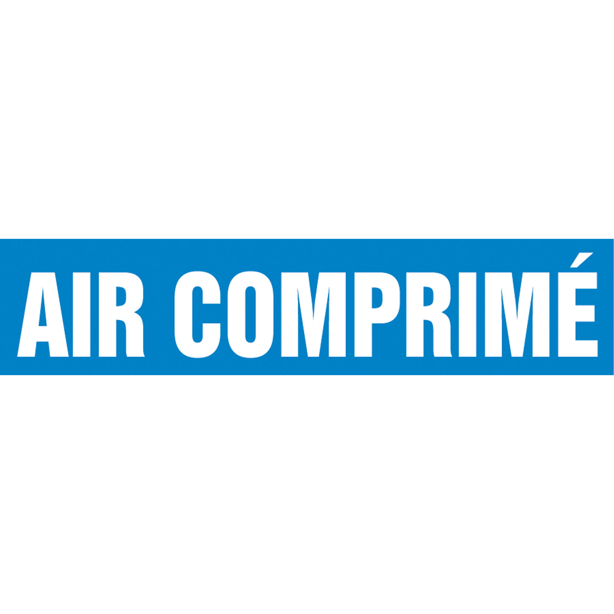 Marqueur de tuyau "Air Comprimé" Snap TiteMC, À pression, 14" h x 12" la, Blanc/vert