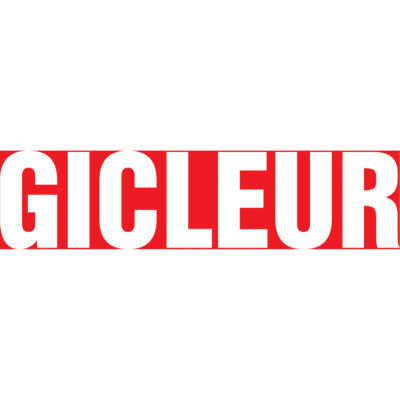 Marqueurs de tuyau "Gicleur", Autocollant, 2-1/2" h x 12" la, Blanc/rouge