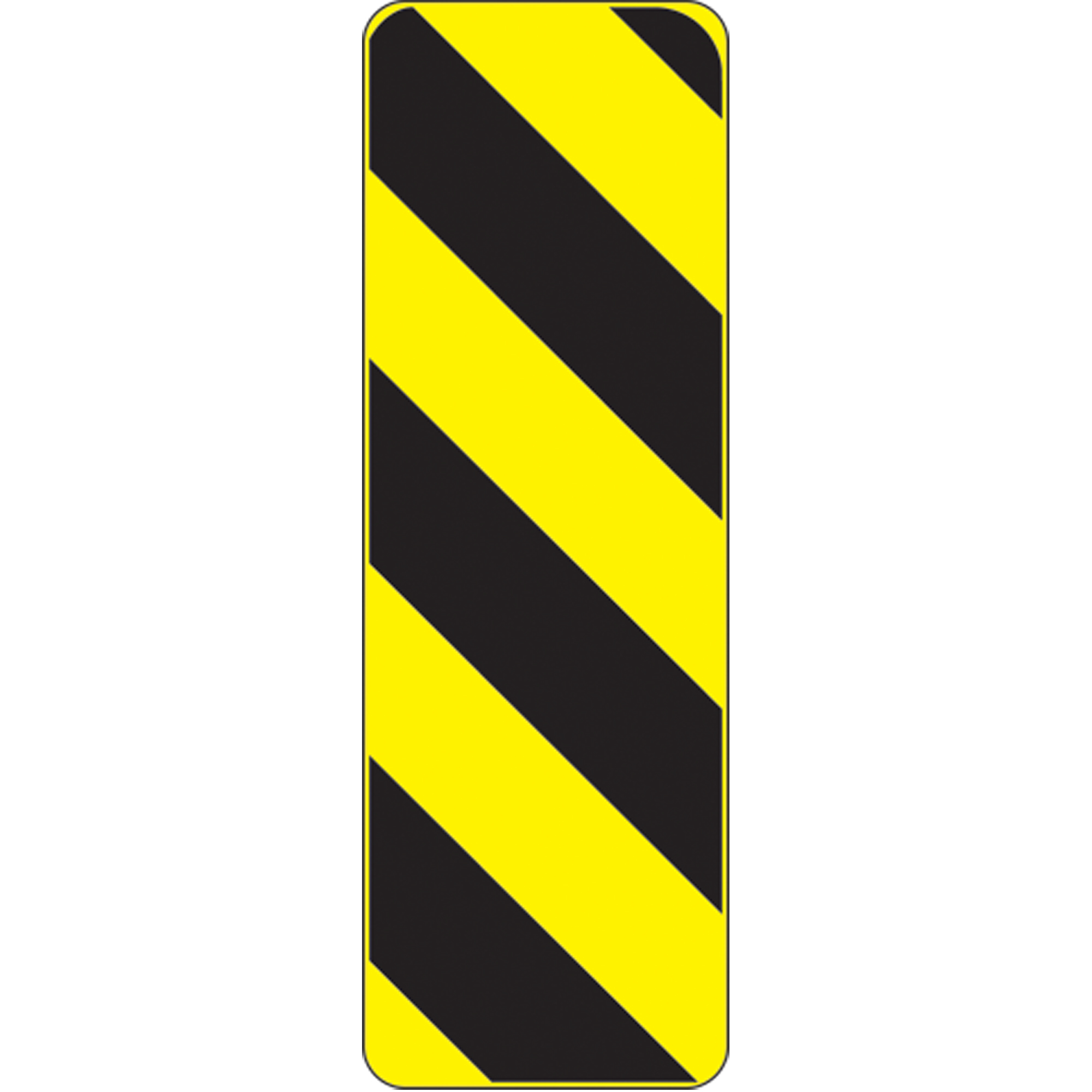 Panneau de circulation - danger, 36" x 12", Aluminium, Pictogramme