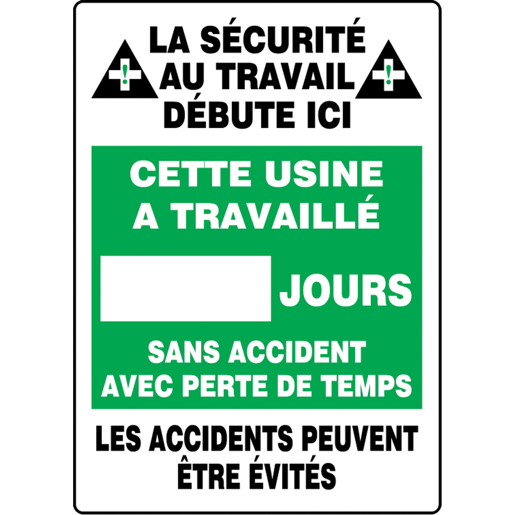 Tableaux d'affichage Write-A-Day, 14" x 20", Plastique, Français avec pictogramme