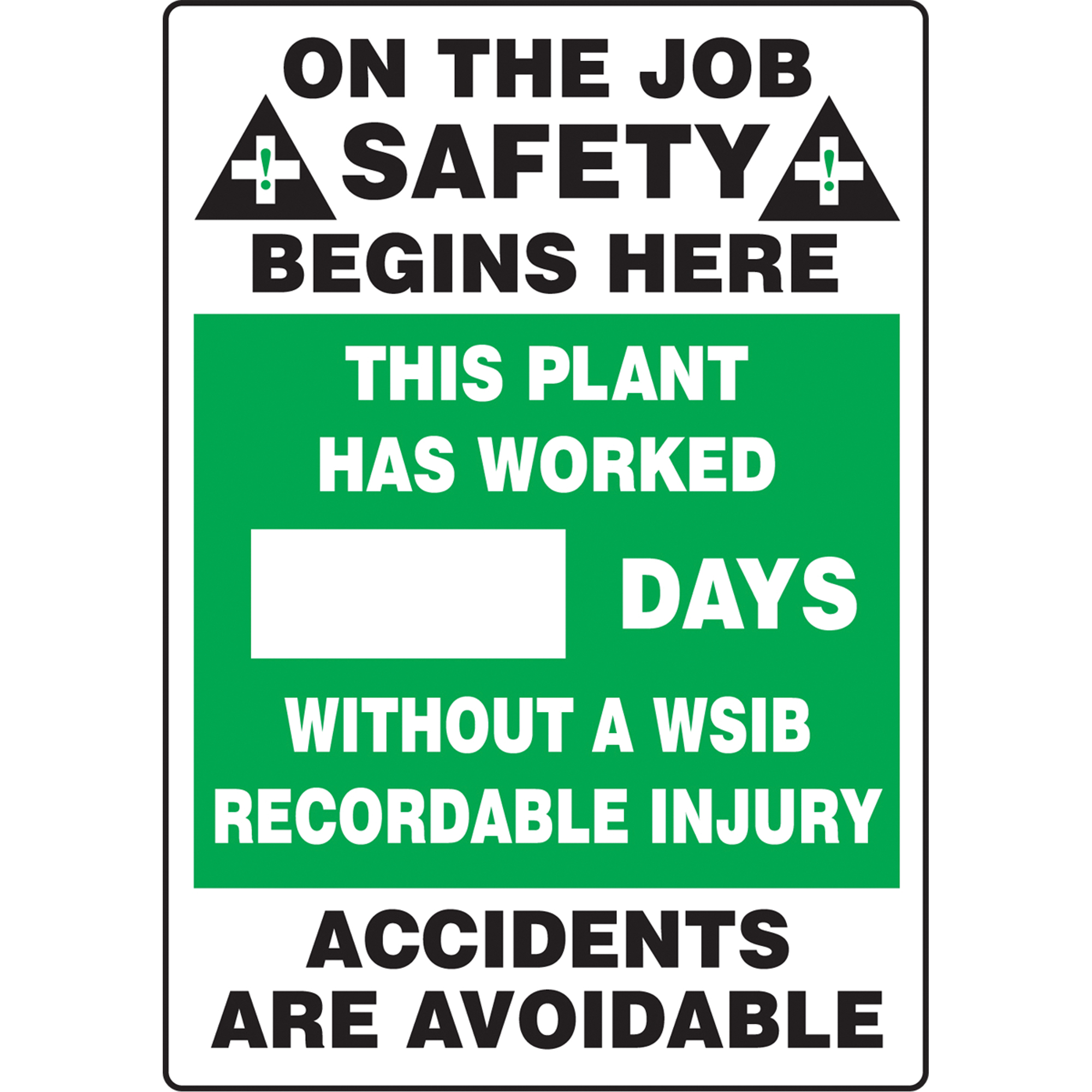 Tableaux d'affichage Write-A-Day, 20" x 14", Plastique, Anglais avec pictogramme
