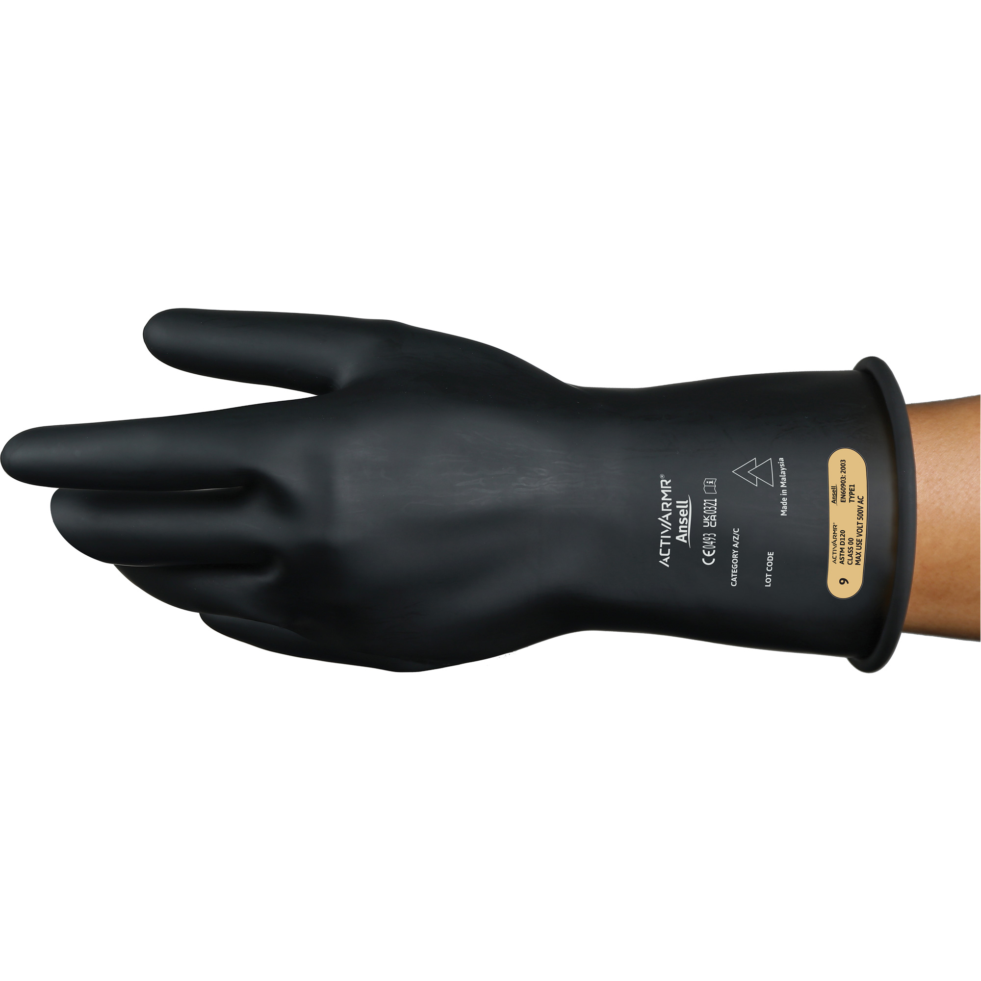 Gants isolants électriques ultrafins, ASTM classe 00, Taille 11, 11" lo