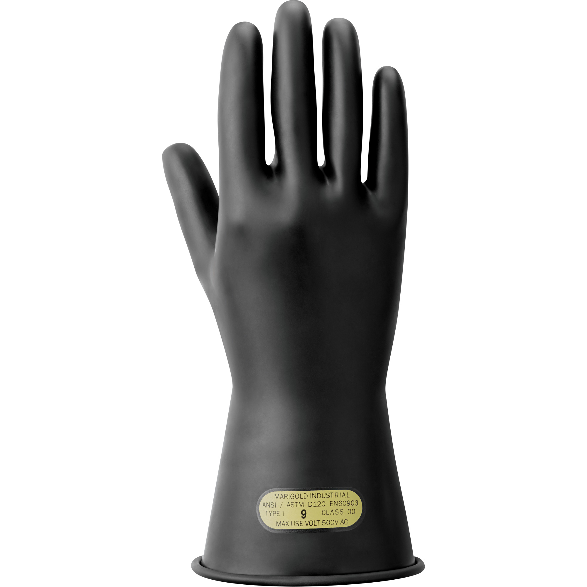 Gants isolants pour travaux électriques, ASTM classe 00, Taille 10,5, 11" lo