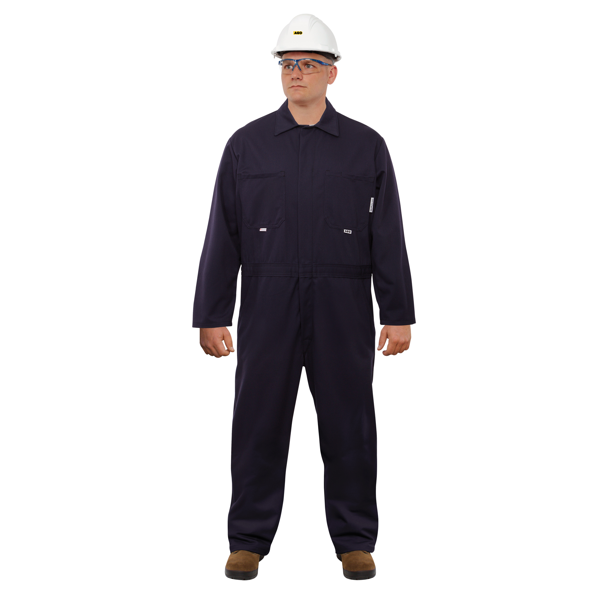 Combinaison ignifuge contre l'arc électrique UltraSoftMD, Taille 60, Bleu marine, 12,4