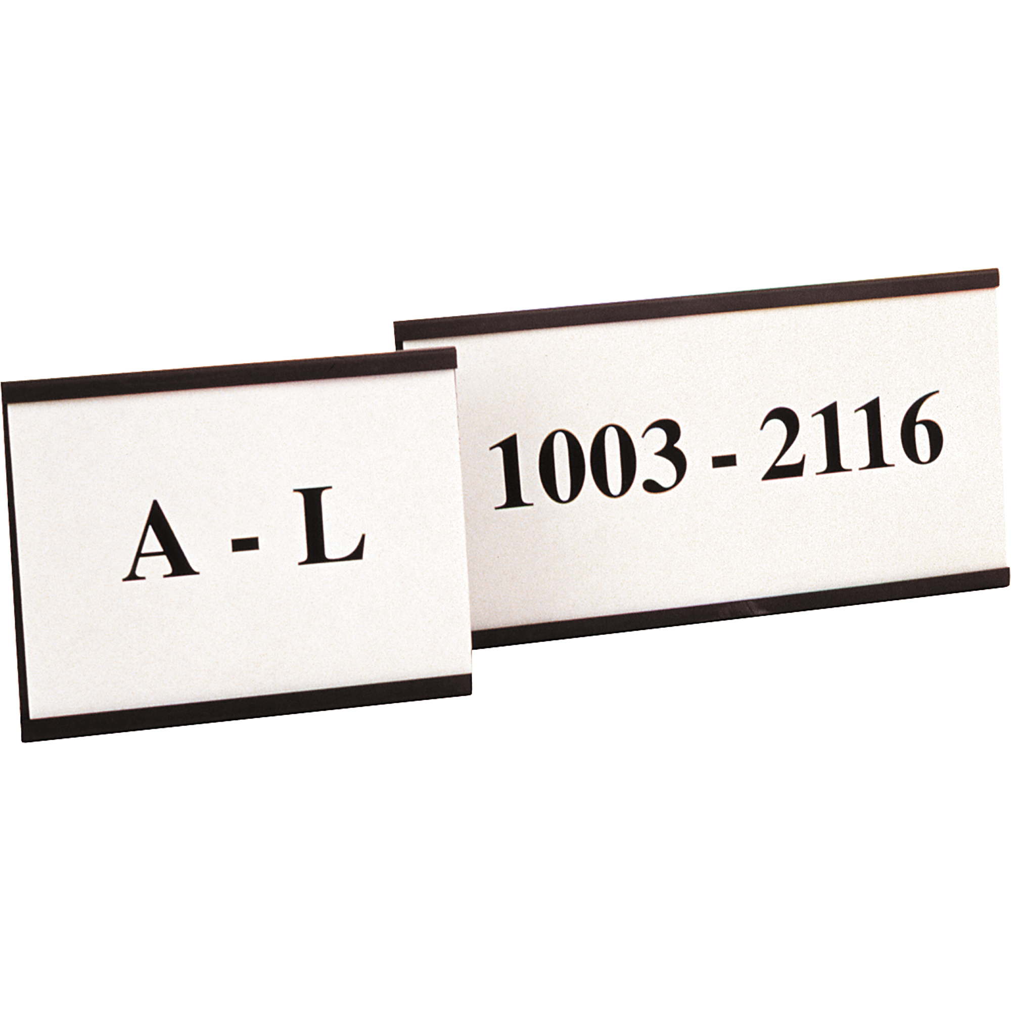 Porte-étiquettes magnétiques, Magnétique, 3" lo x 1" la