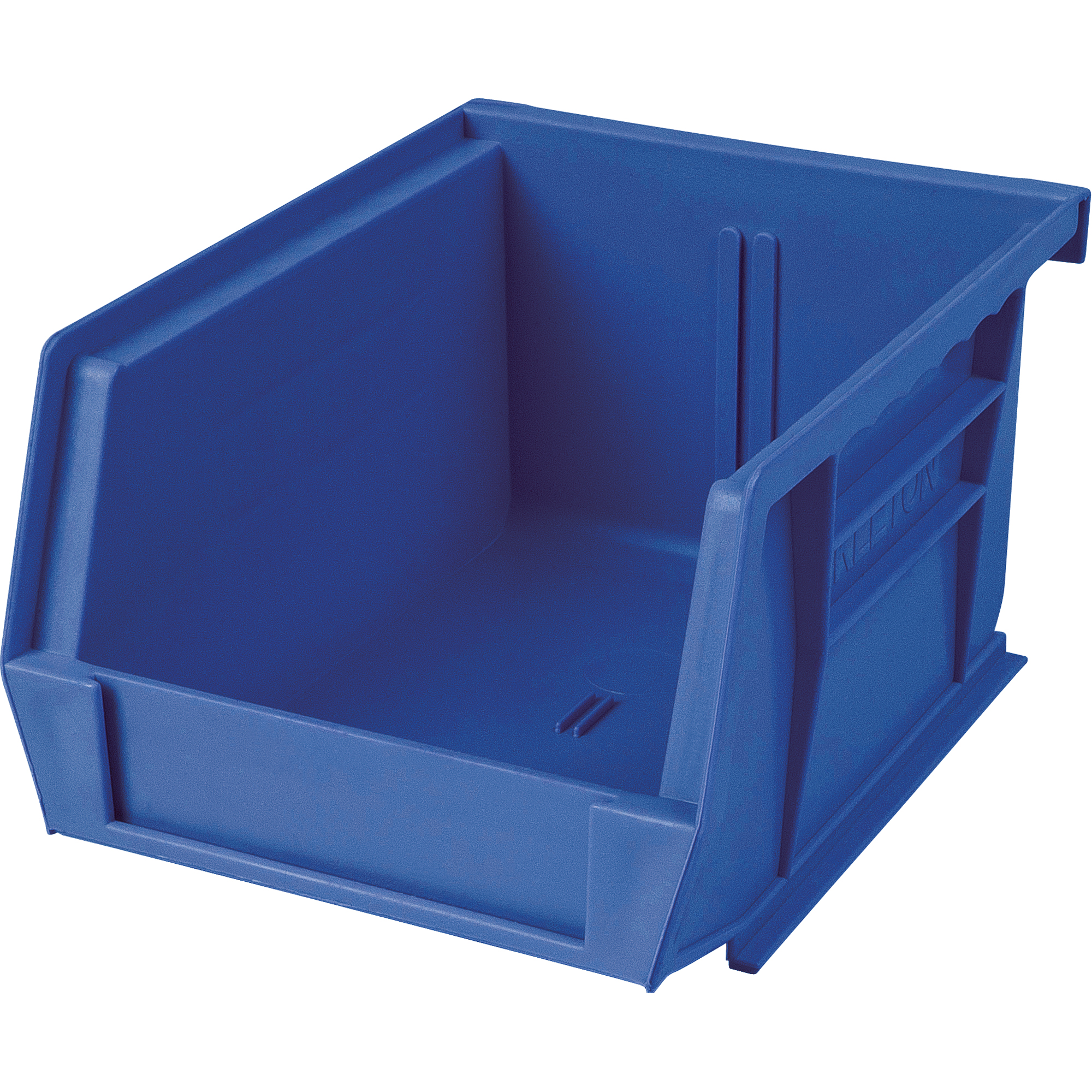 Bac en plastique, 8-1/4" la, 9" h x 18" p, Bleu