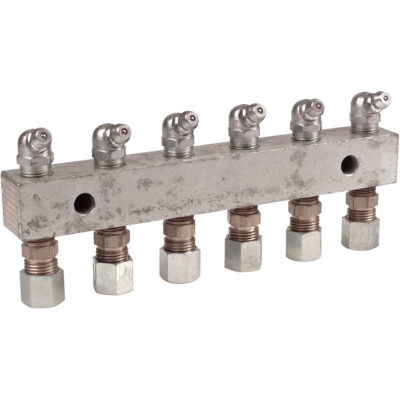 Bloc de boutisse long de 2-3/4", Filetage de 1/8"