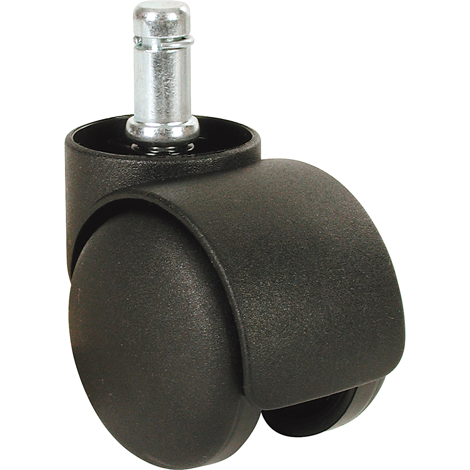 Roulette à roue double (séries 300/400), Pivotant, Diamètre 2" (51 mm), Capacité 75 lb (34 kg)