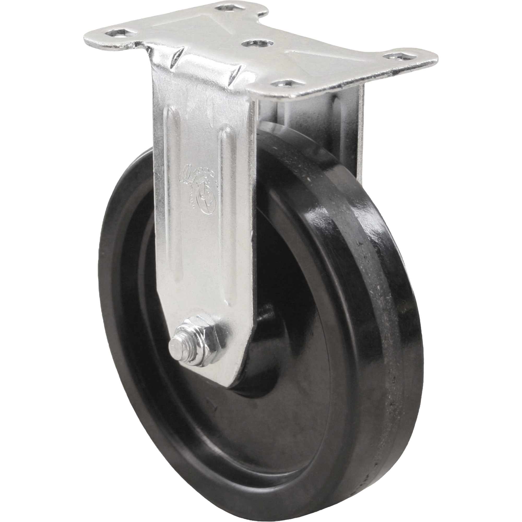 Roulette à usage général, Fixe, 6" (152,4 mm), Phénolique, 250 lb (113 kg)