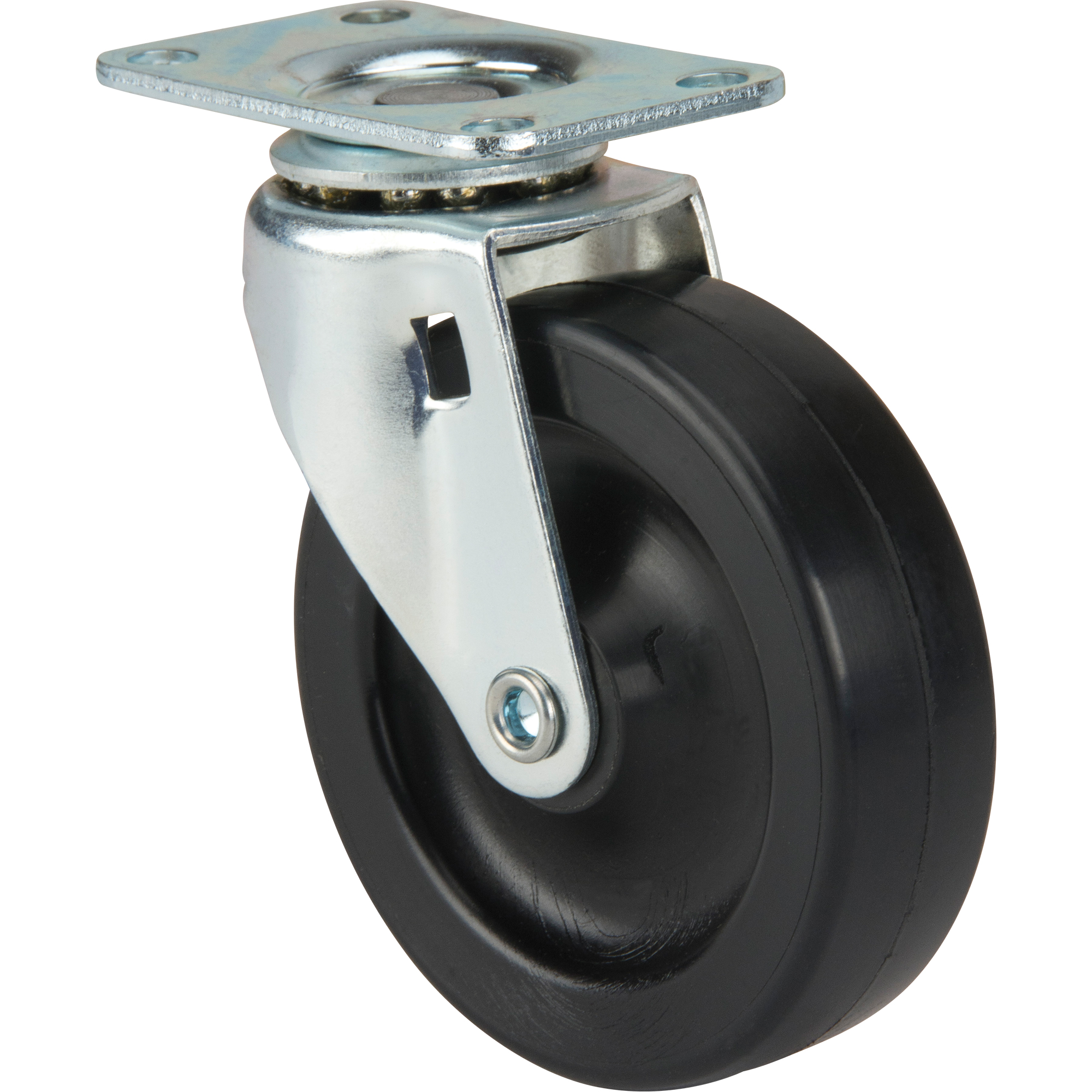 Roulette à usage général, Pivotant, 3" (76 mm), Uréthane, 90 lb (40,8 kg)
