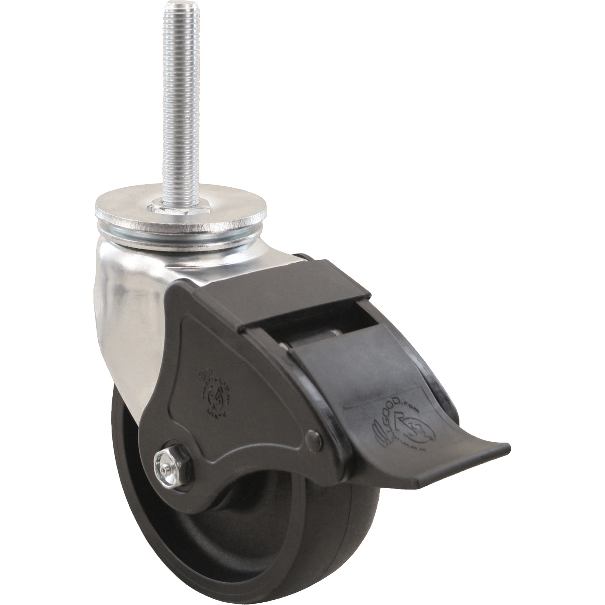Roulette EmaxxMC RollXMC, Pivotant avec frein, Diamètre 4" (101,6 mm), Capacité 1200 lb (544,3 kg)