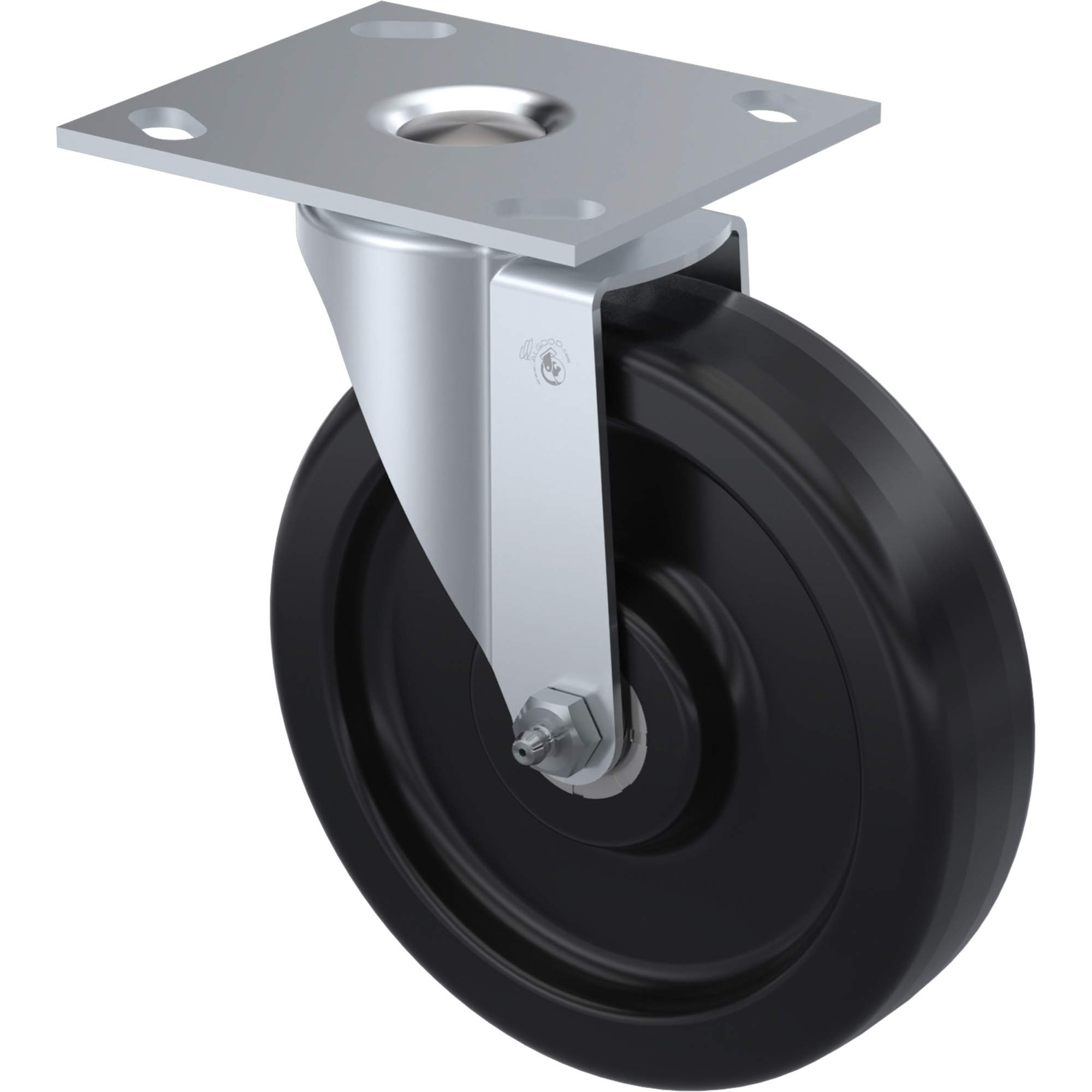 Roulette robuste, Pivotant, 6" (152,4 mm), Phénolique,