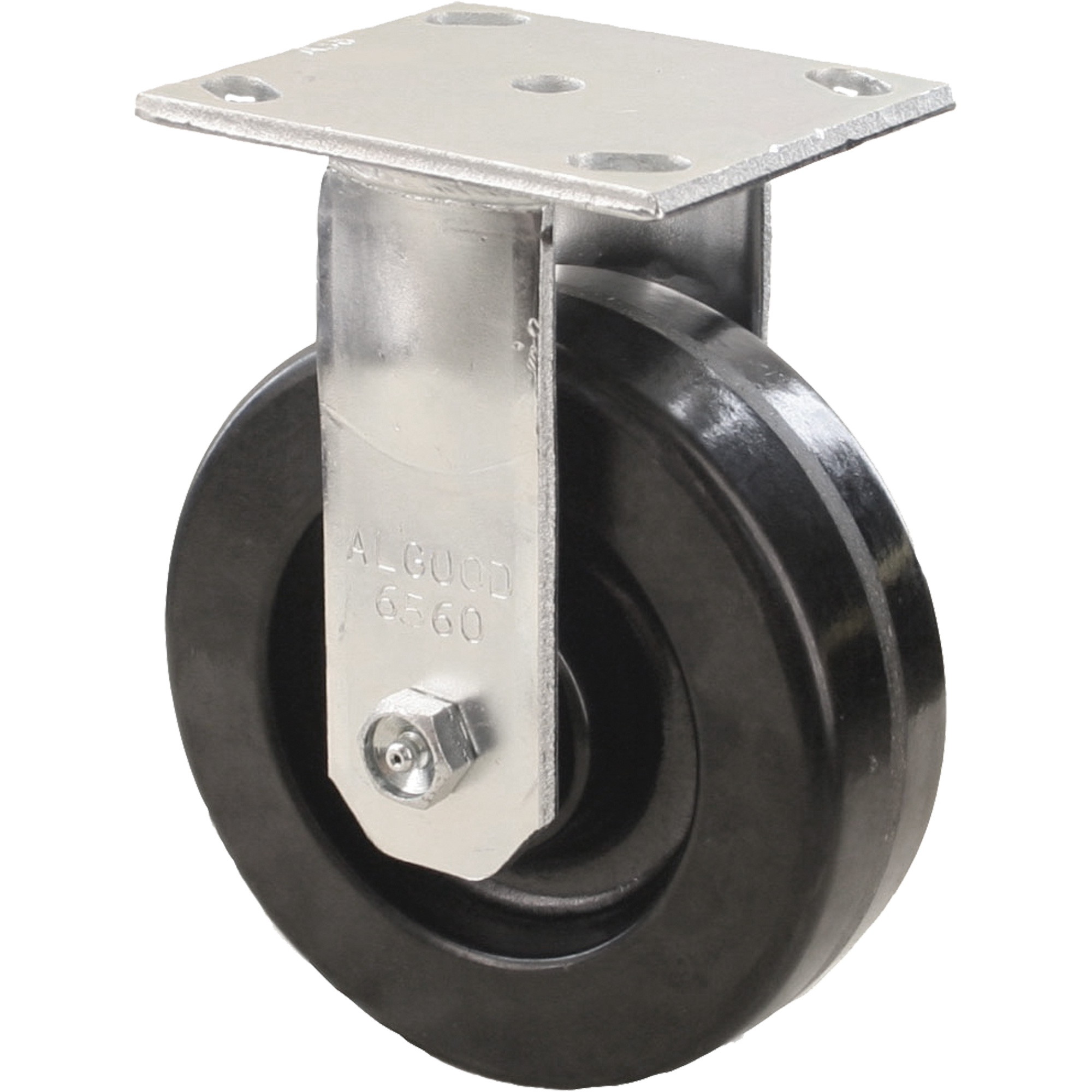 Roulettes robustes EMaxx à cheville, Fixe, 5" (127 mm), Phénolique, 1000 lb (453,6 kg)