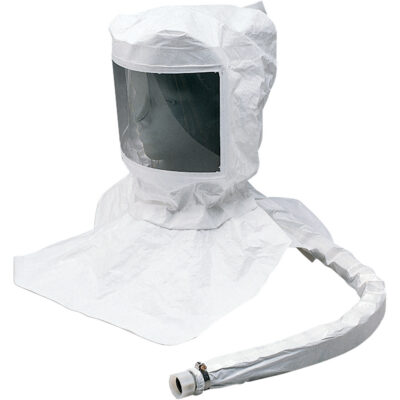 Assemblage de cagoule de rechange TyvekMD sans besoin d'entretien avec suspension, Universel, Coiffe souple, Bavette Simple