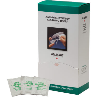 Serviettes nettoyantes pour lunettes, 5" x 8", Paquet de 100
