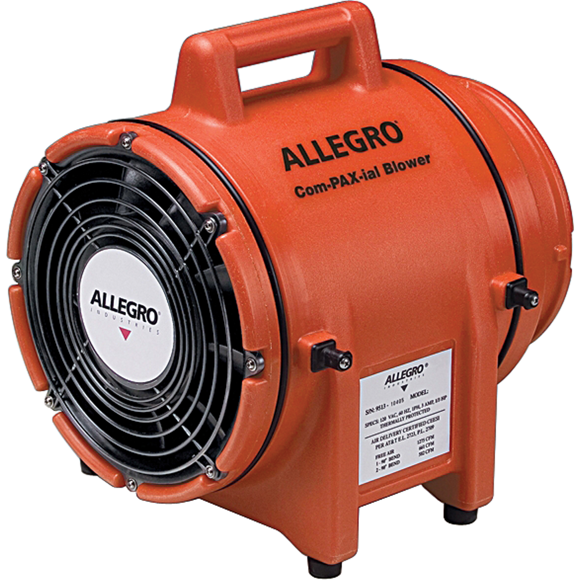 Ventilateurs à déflecteurs CC de 8", 1/4 CV, 816 pi³/min
