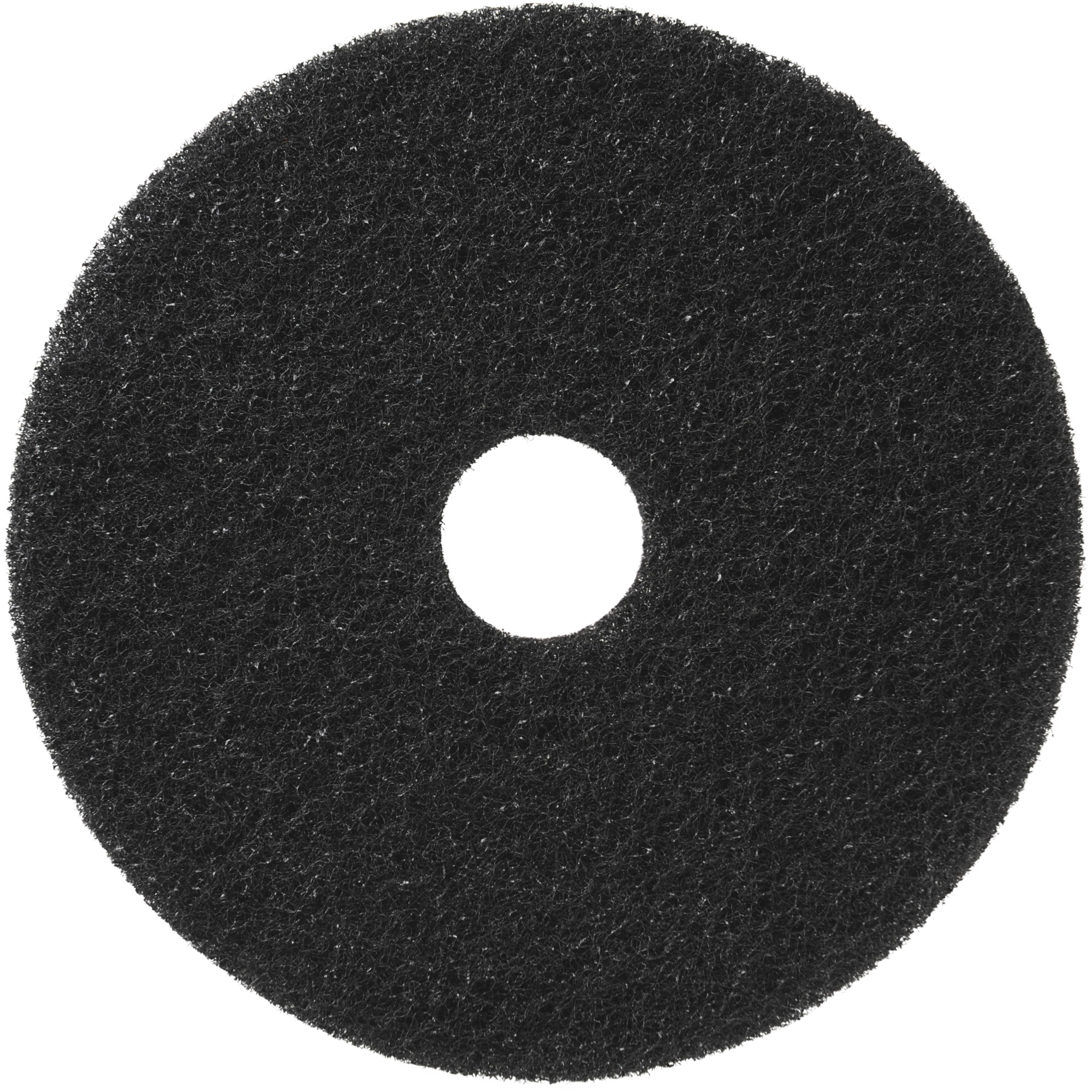 Tampons de décapage pour planchers, 12", Décapant, Noir