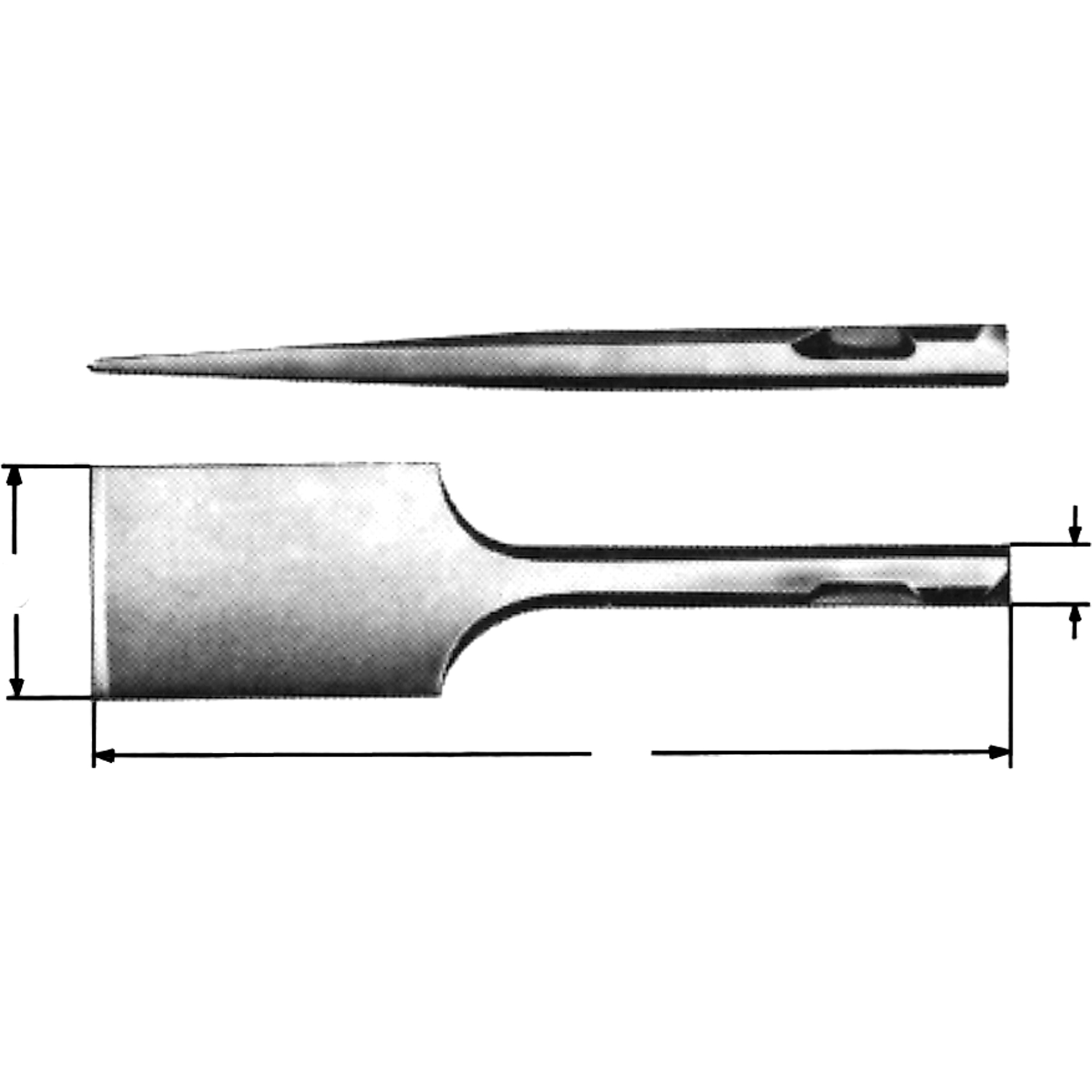 Burin détartreur pneumatique