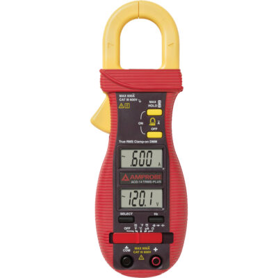 Multimètre à pince avec écran double ACD-14-PLUS, Tension c.a./c.c., Courant c.a.