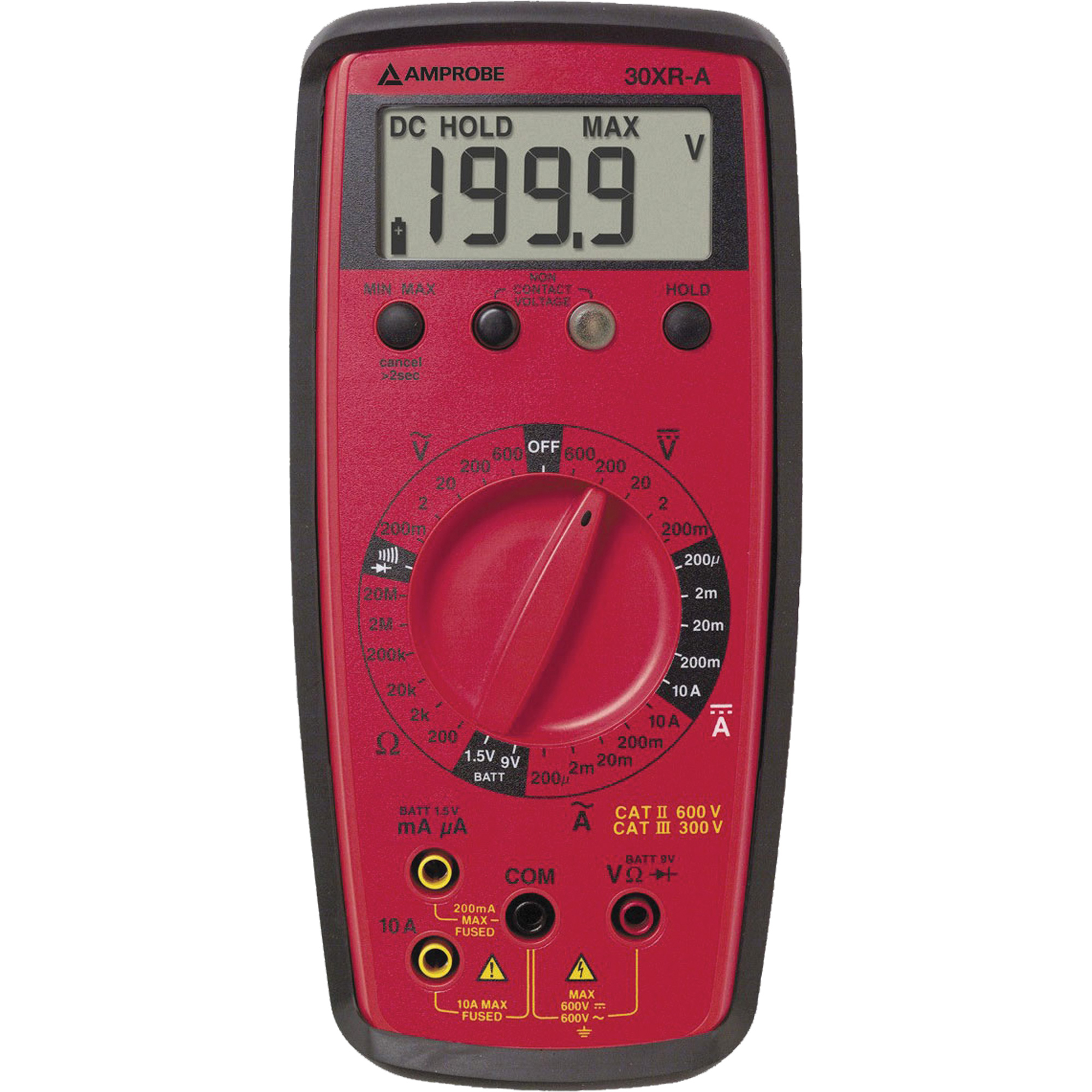 Multimètre numérique 30XR-A, Tension c.a./c.c., Courant c.a./c.c.