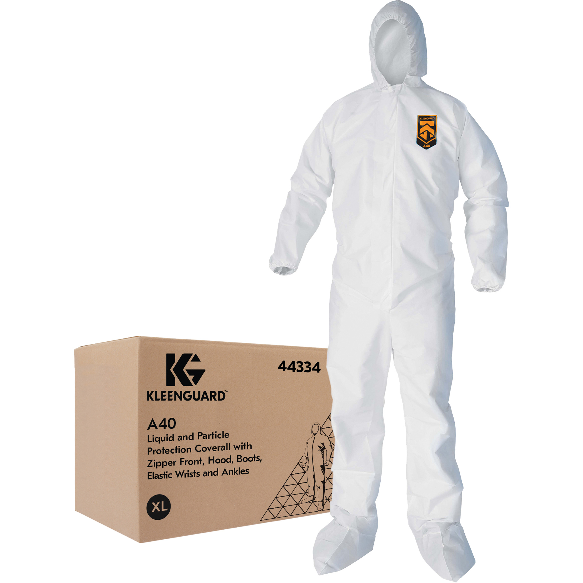Combinaisons KleenguardMC A40, T-Grand, Blanc, Microporeux
