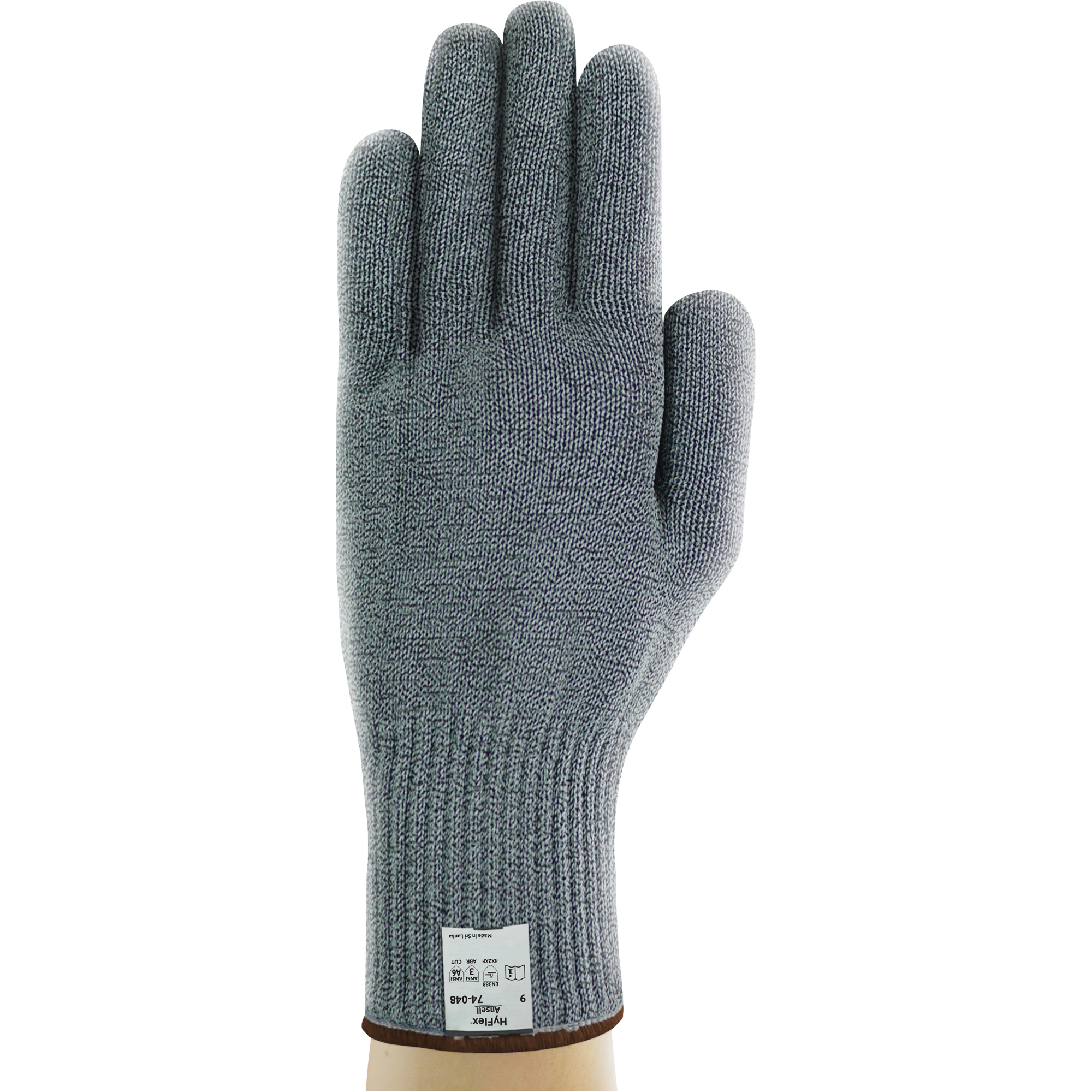 Gant résistant à la coupe HyflexMD 74-048, Taille 10, Enveloppe en DyneemaMD, ASTM ANSI niveau A6/EN 388 niveau F