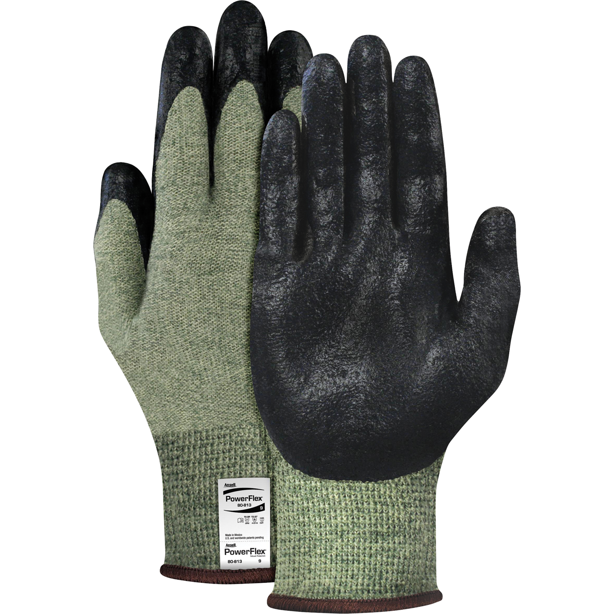 Gants ActivArmrMD 80-813, Taille T-Grand/10, Calibre 13, Revêtement Mousse de nitrile, Enveloppe en KevlarMD, ASTM ANSI niveau A4/EN 388 niveau C