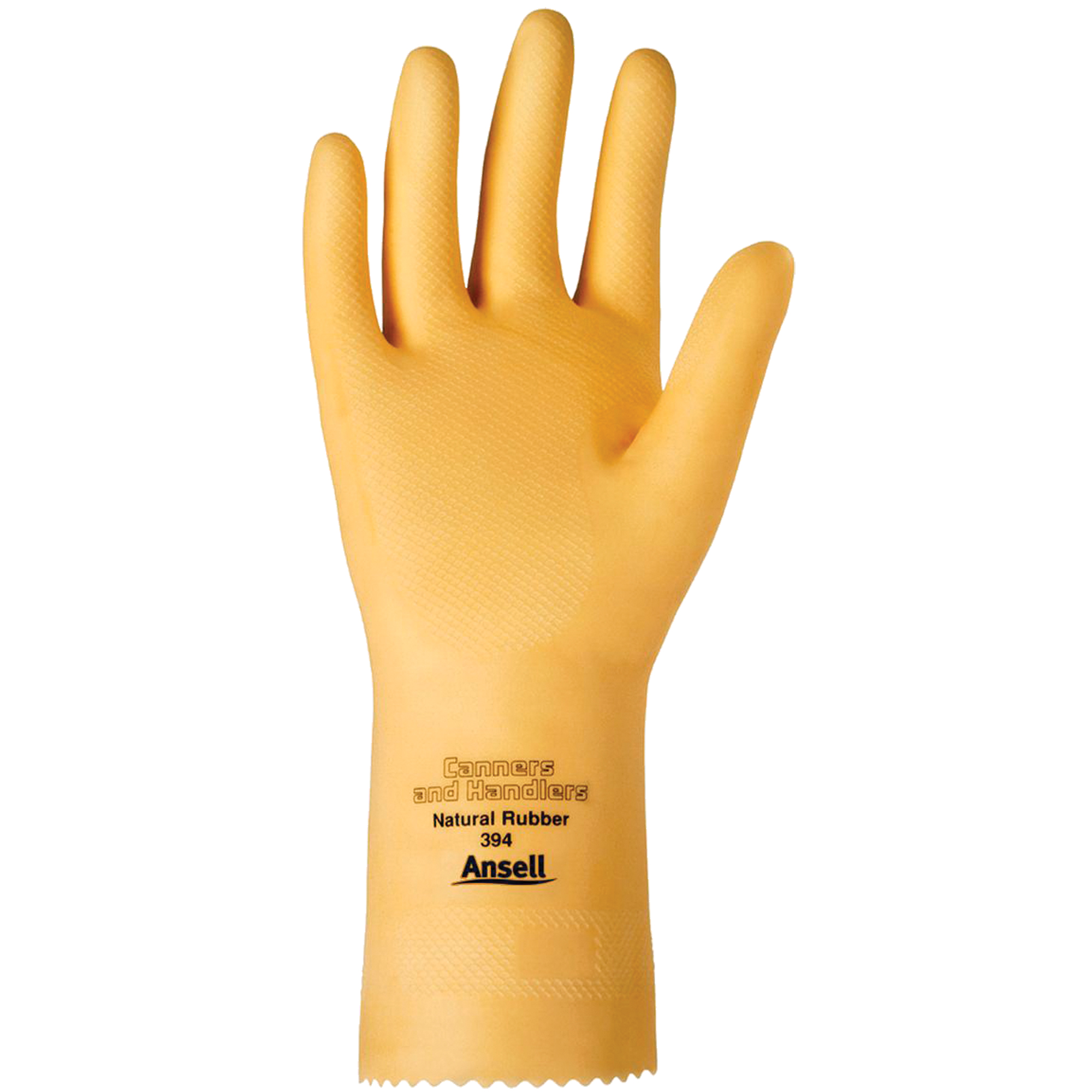 Gants de conserverie et manutention 394, Taille Moyen/8, 12" lo, Latex de caoutchouc, 20 mils