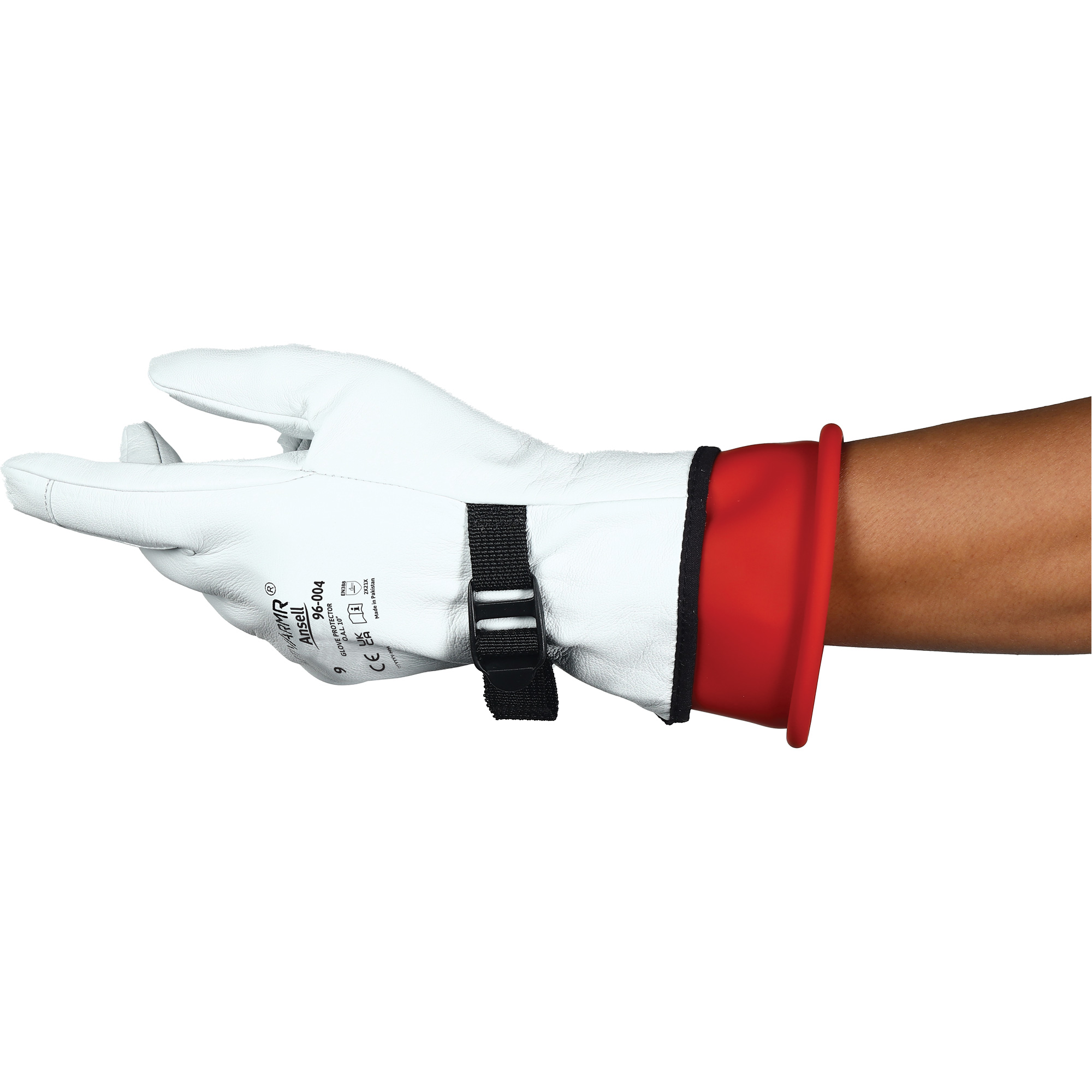 Gants de protection en cuir de chèvre ActivArmrMD 96004, Taille 10, 10" lo