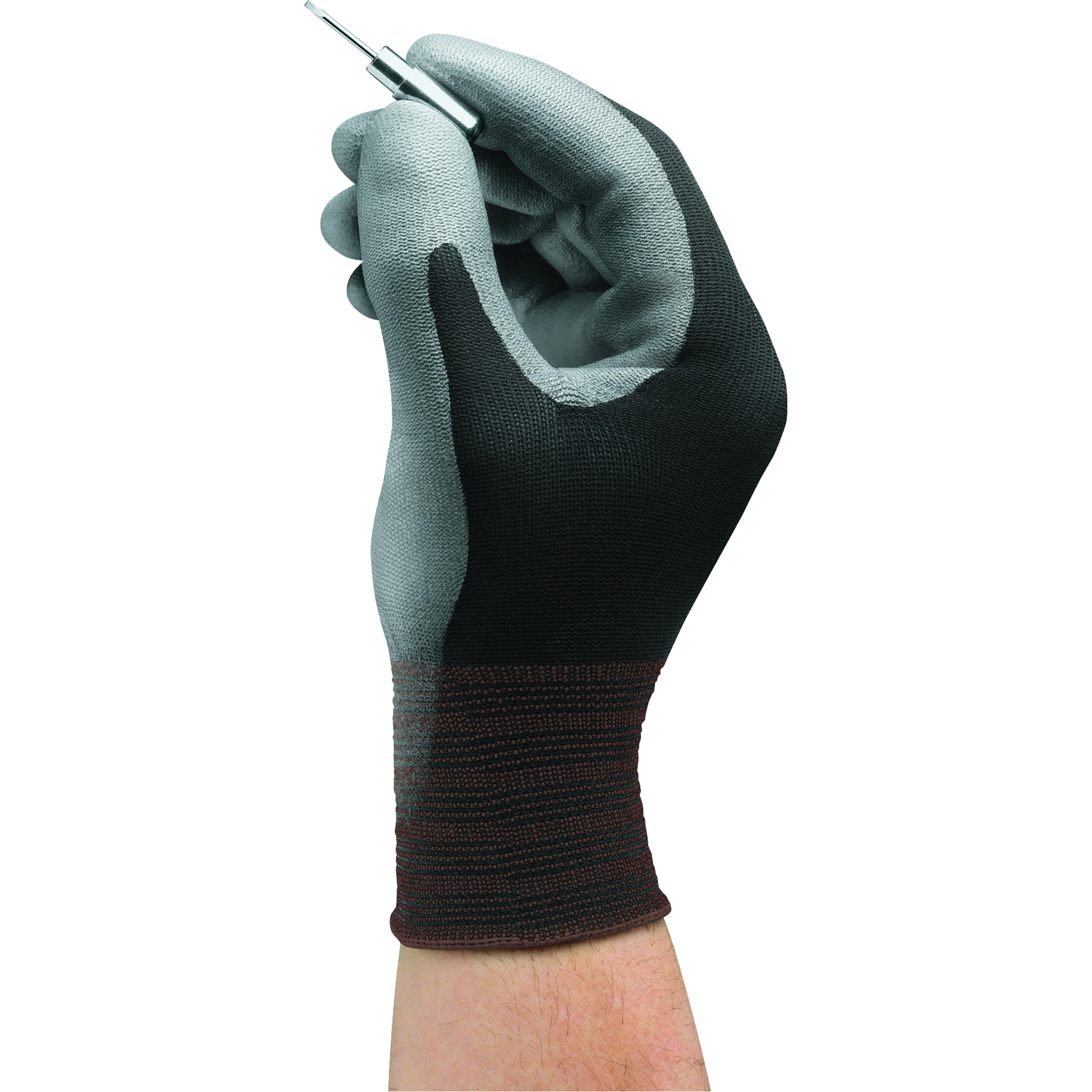 Gants HyflexMD 11-601, 9/Grand, Rêvetement Polyuréthane, Calibre 15, Enveloppe en Nylon