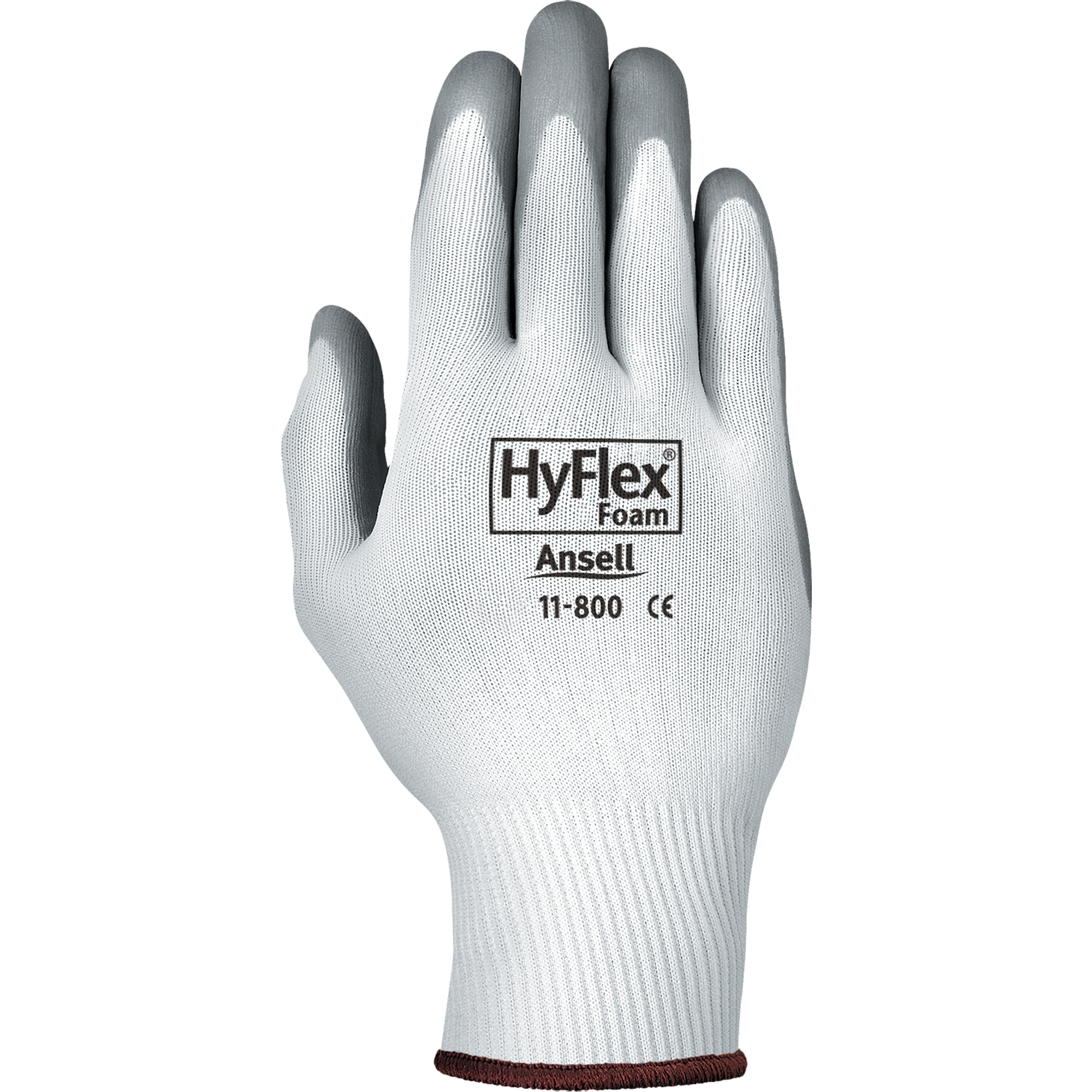 Gants HyflexMD 11-800, 9/Grand, Rêvetement Mousse de nitrile, Calibre 15, Enveloppe en Nylon