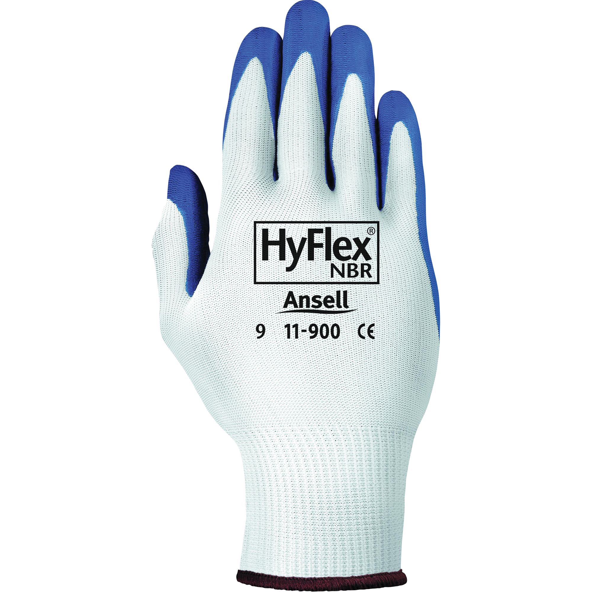 Gants HyflexMD 11-900, 9/Grand, Rêvetement Nitrile, Calibre 15, Enveloppe en Nylon