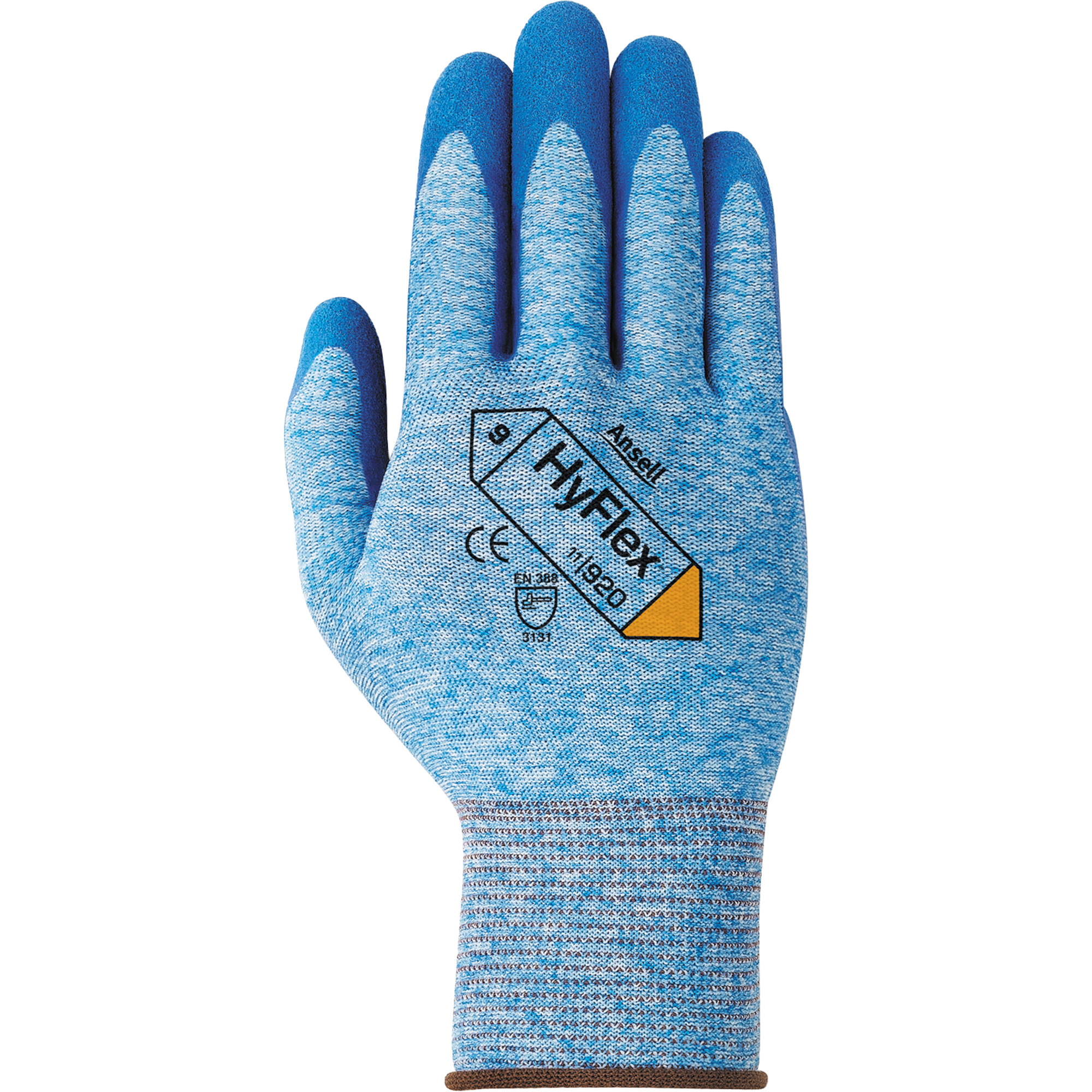 Gants HyflexMD 11-920, 11/2T-Grand, Rêvetement Nitrile, Calibre 15, Enveloppe en Nylon