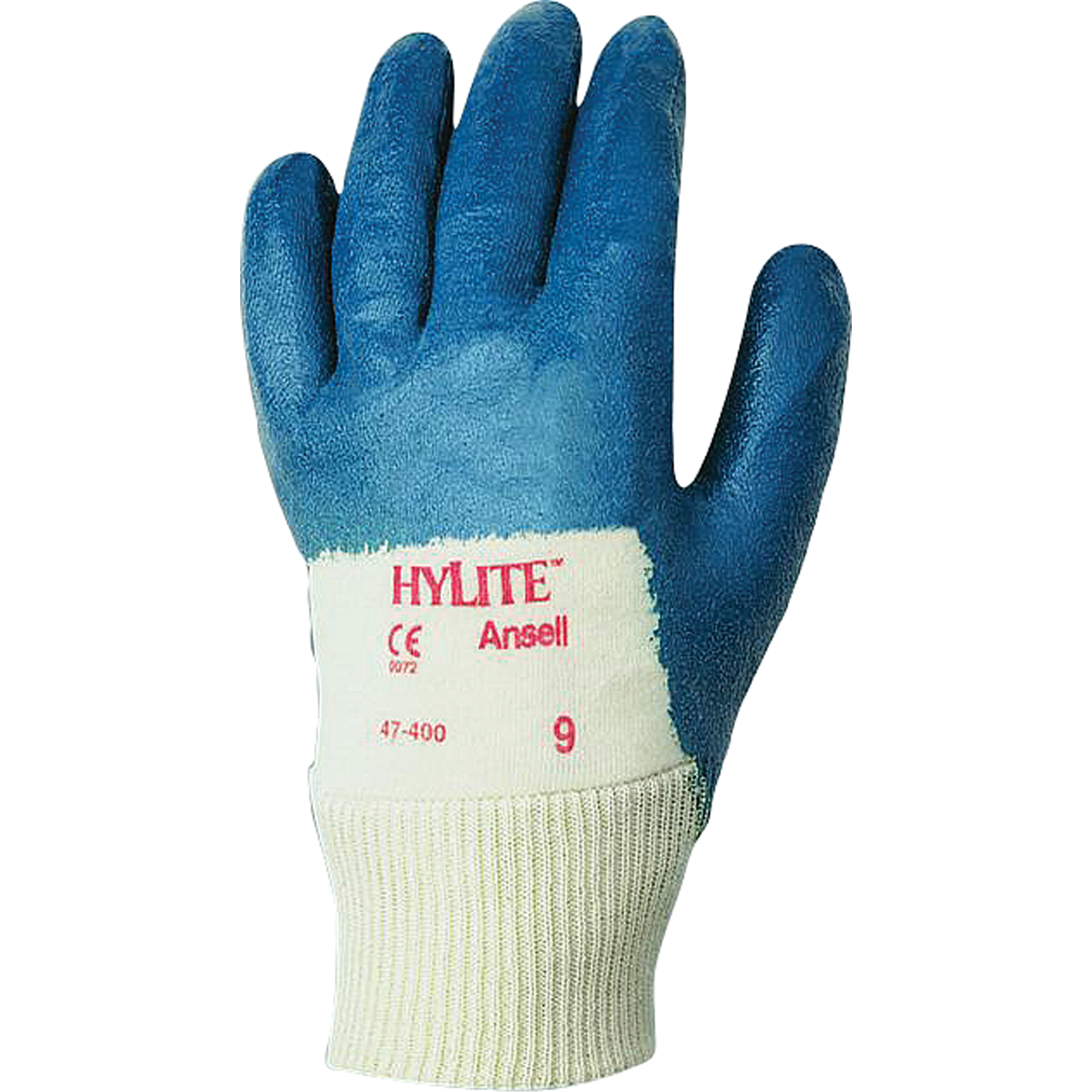 Gants HyliteMD 47-400, 10/T-Grand, Rêvetement Nitrile, Enveloppe en Coton