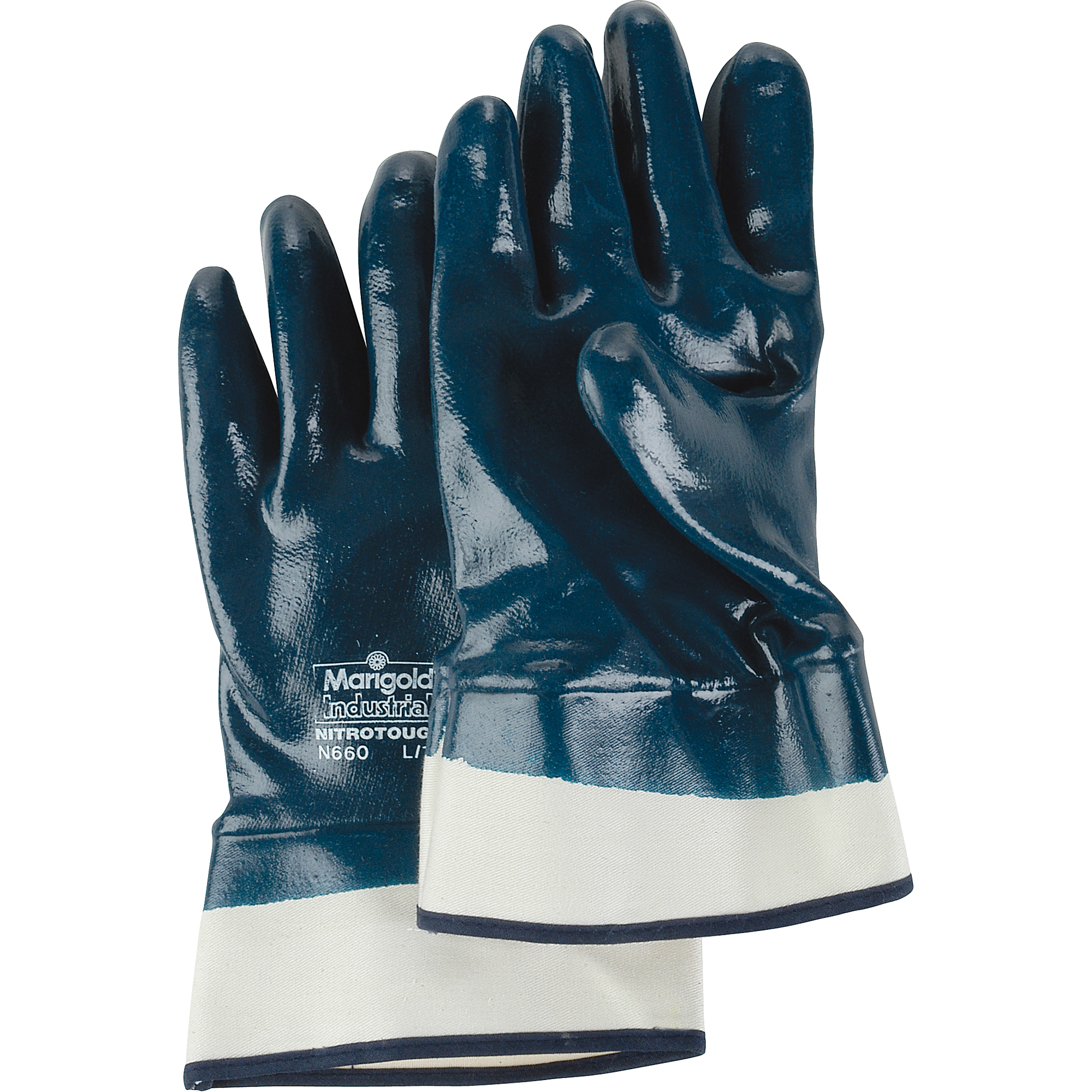 Gants Nitrotough N660, 8/Moyen, Rêvetement Nitrile, Enveloppe en Interlock