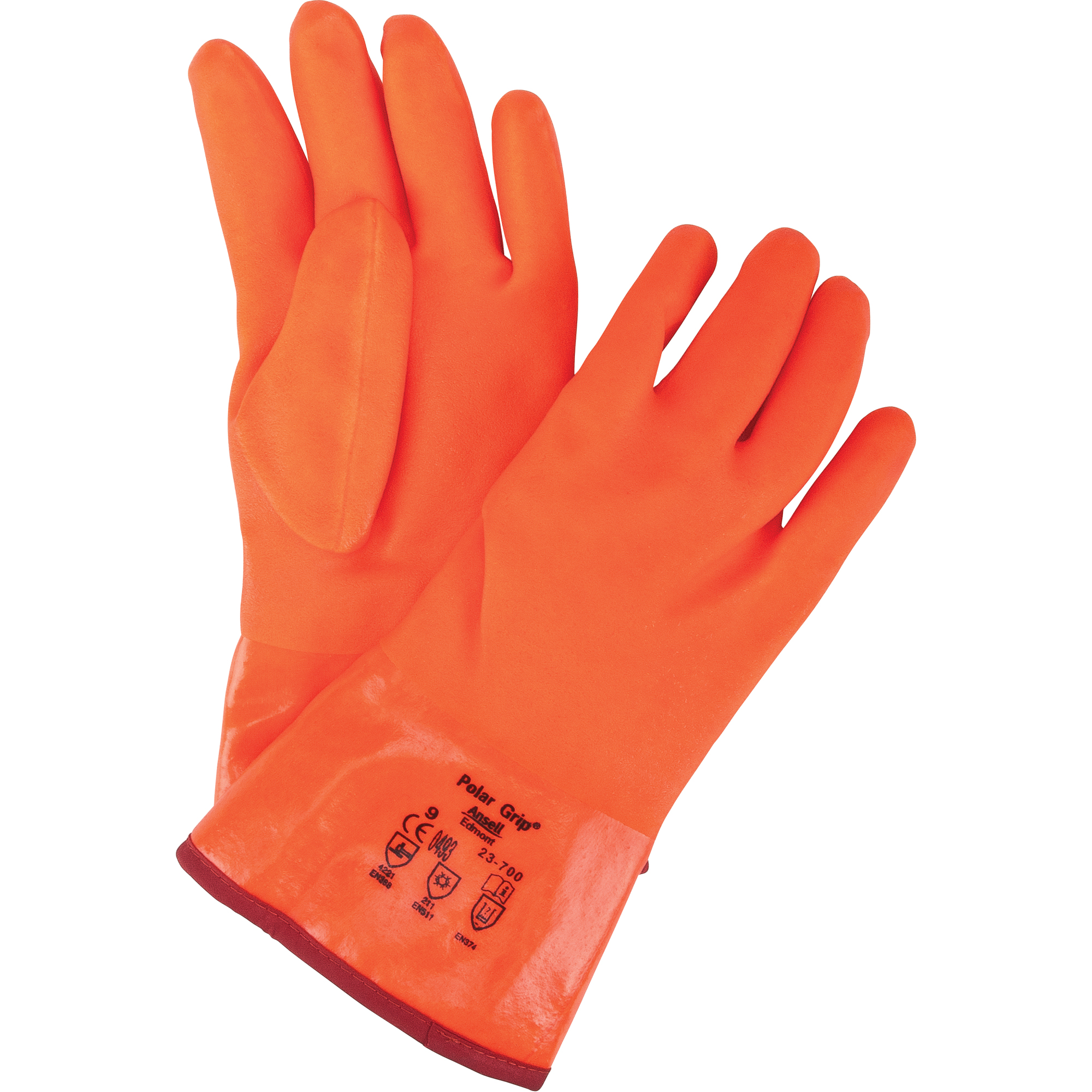 Gants Polar GripMD 23-700, 10/T-Grand, Rêvetement PVC, Enveloppe en Nylon