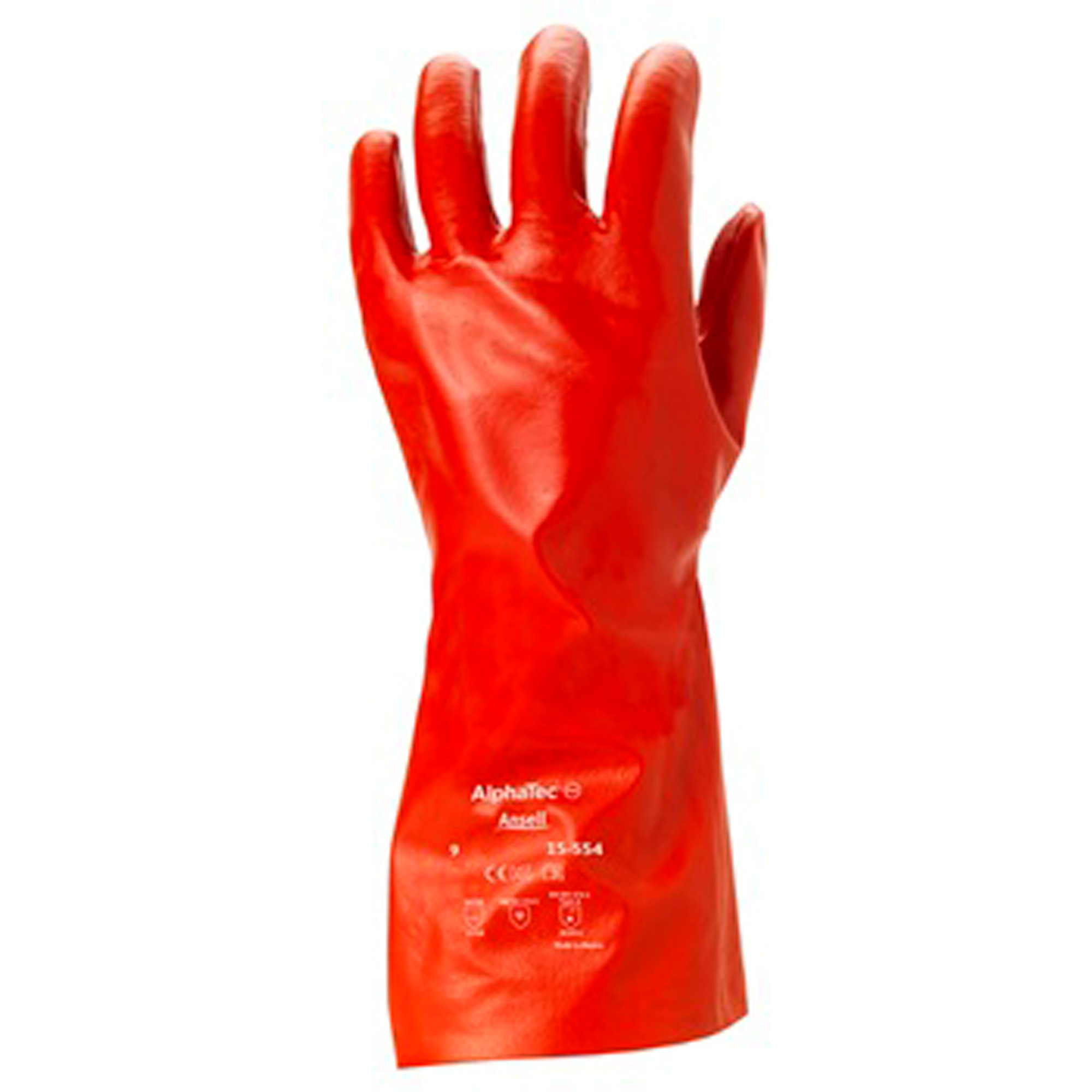 Gants PVAMD 15-554, Taille 9, 14" lo, Alcool polyvinylique, Doublure en Coton, 17 mils