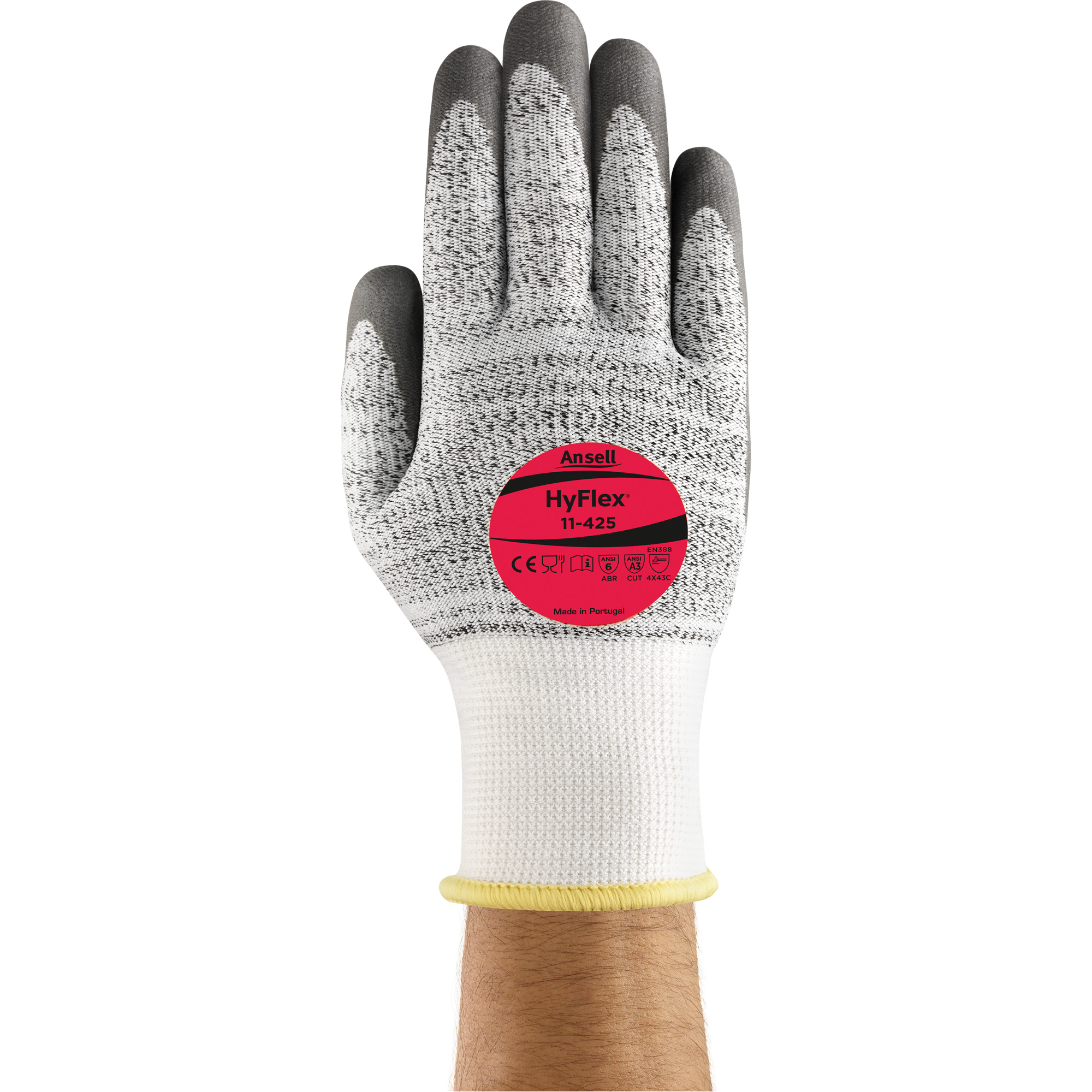 Gants résistant à la coupe HyFlexMC, Taille 10, Calibre 13, Revêtement Polyuréthane, Enveloppe en Nylon/Fibre de verre, EN 388 niveau C