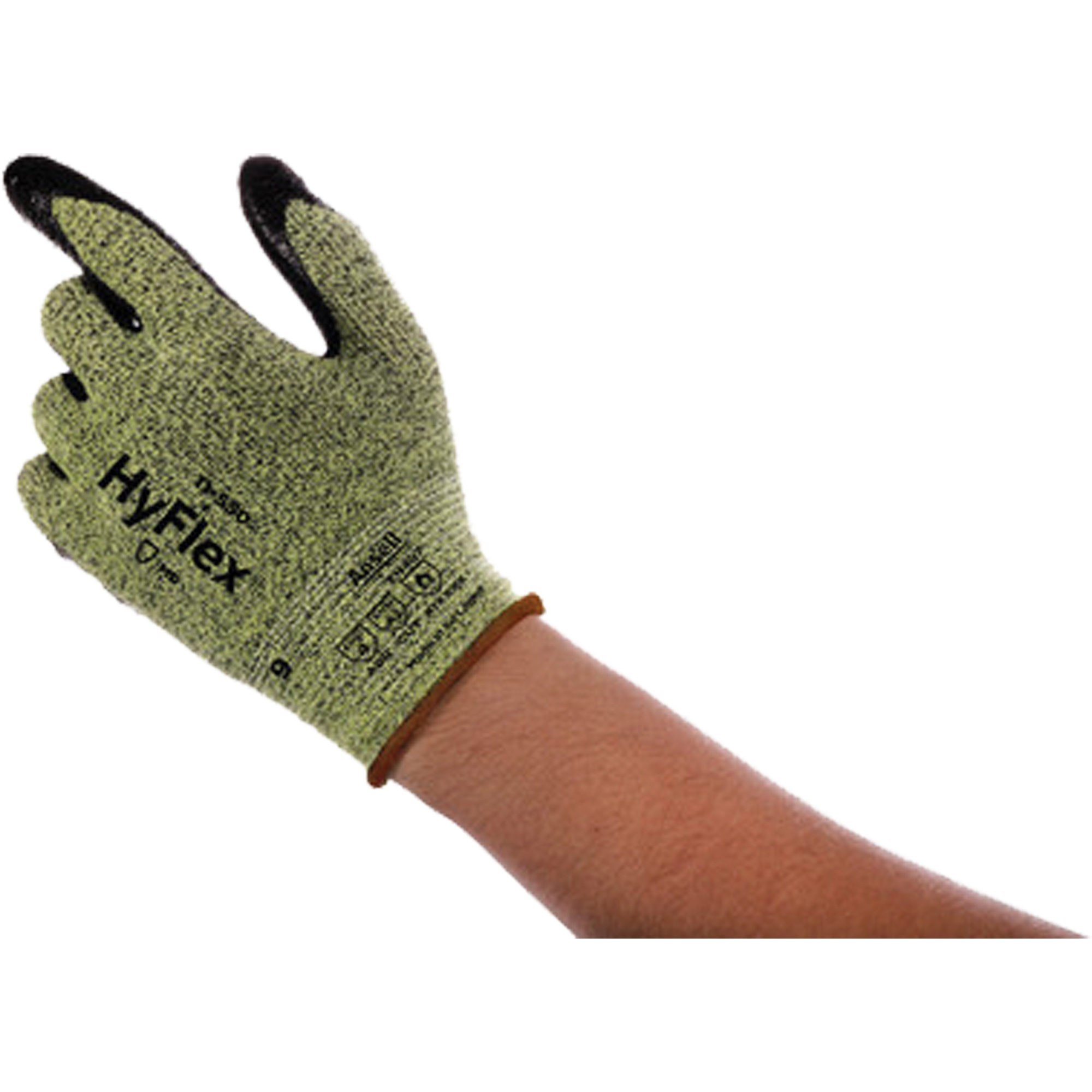 Gants résistant aux coupures HyflexMD 11-550, Taille 8, Calibre 15, Revêtement Nitrile, Enveloppe en InterceptMC, ASTM ANSI niveau A2/EN 388 niveau B