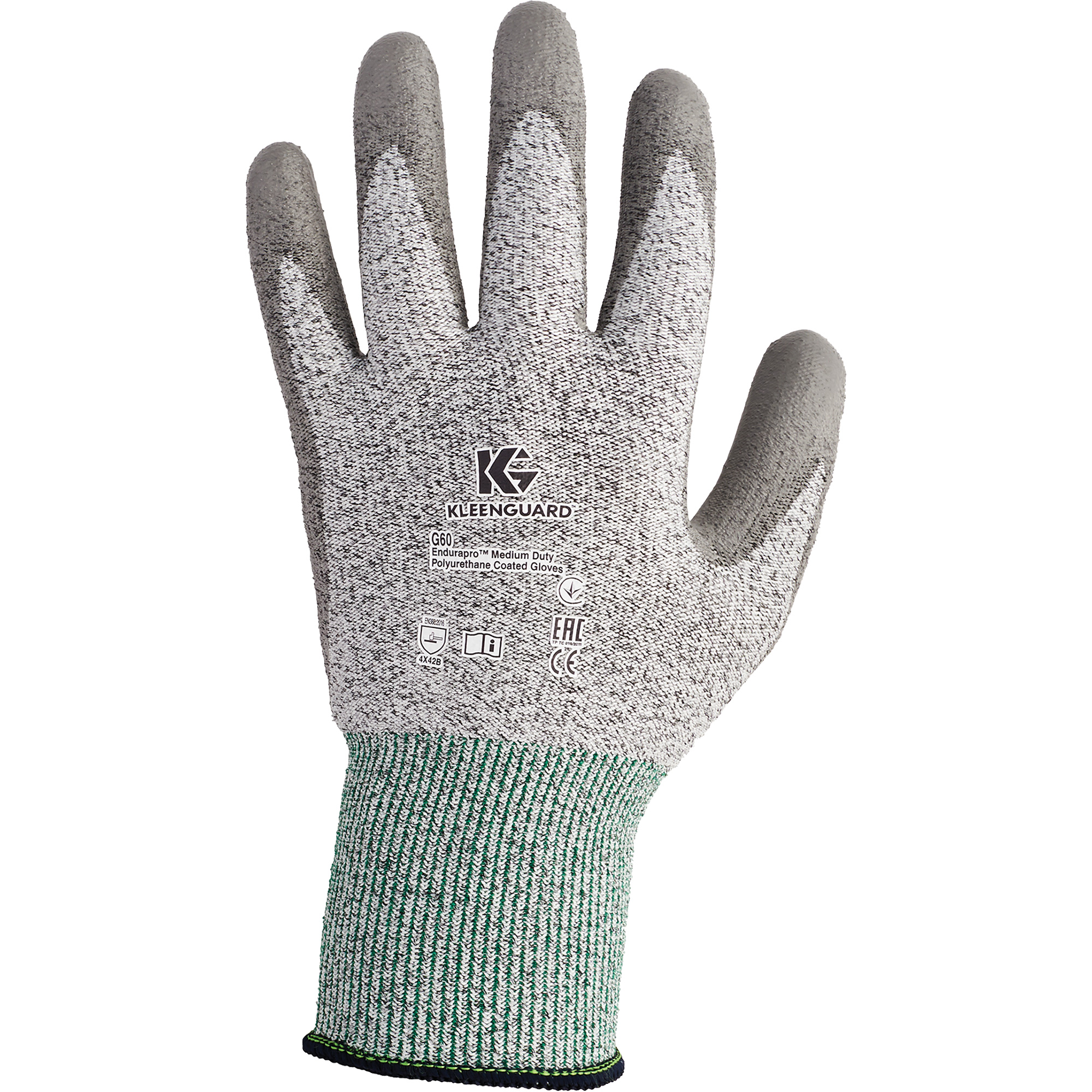 Gants résistants aux coupures KleenGuardMC G60, Taille T-Grand/10, Calibre 15, Revêtement Polyuréthane, Enveloppe en PEHP, ANSI/ISEA 105 niveau 3/EN 388 niveau 3