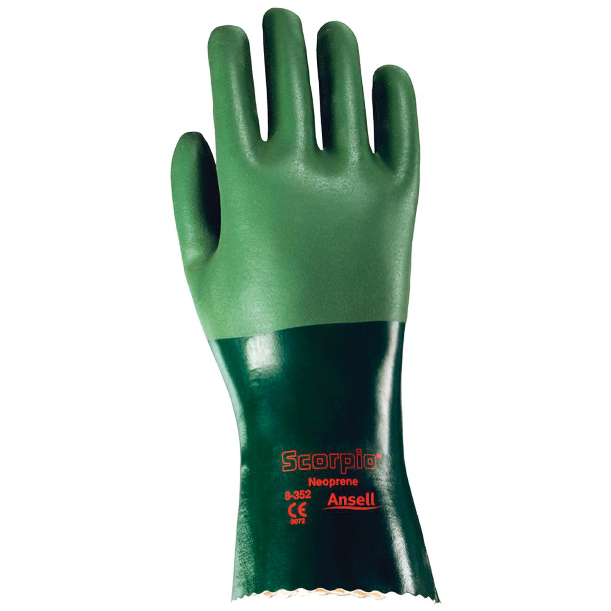 Gants ScorpioMD 8-354, Taille Grand/9, 14" lo, Néoprène, Doublure en Interlock,