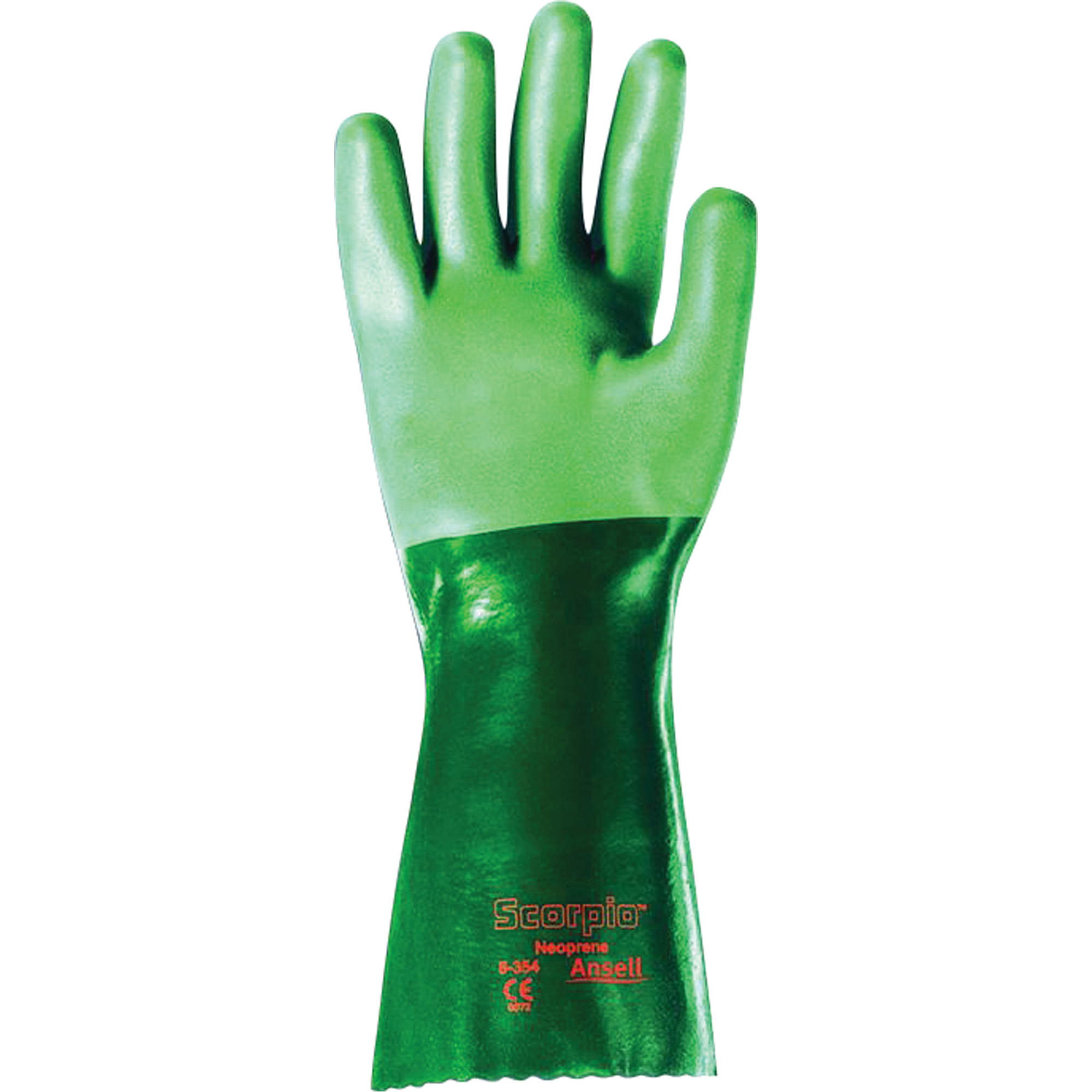 Gants ScorpioMD 8-354, Taille T-Grand/10, 14" lo, Néoprène, Doublure en Interlock,