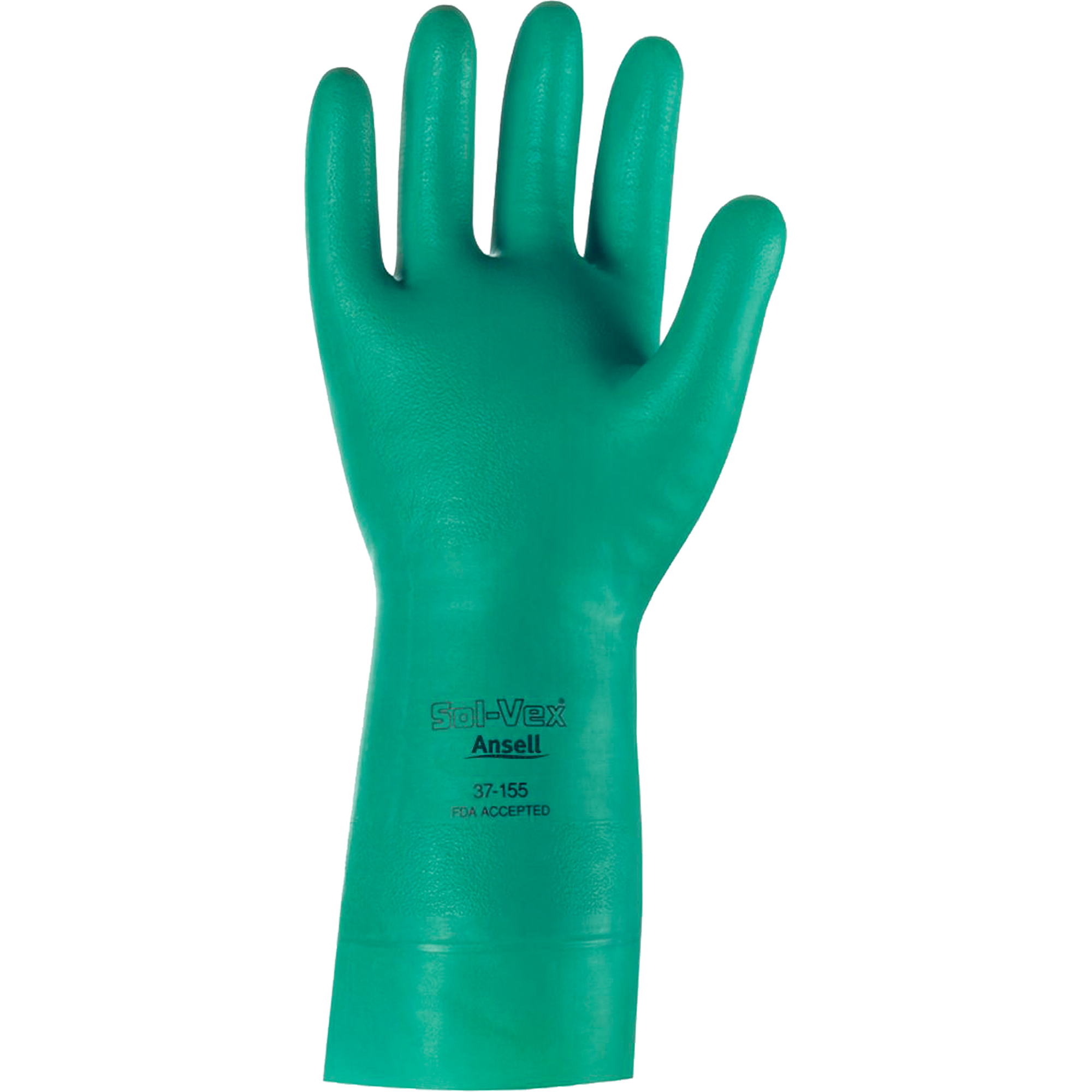 Gants SolvexMD 37-155, Taille Petit/7, 13" lo, Nitrile, 15 mils