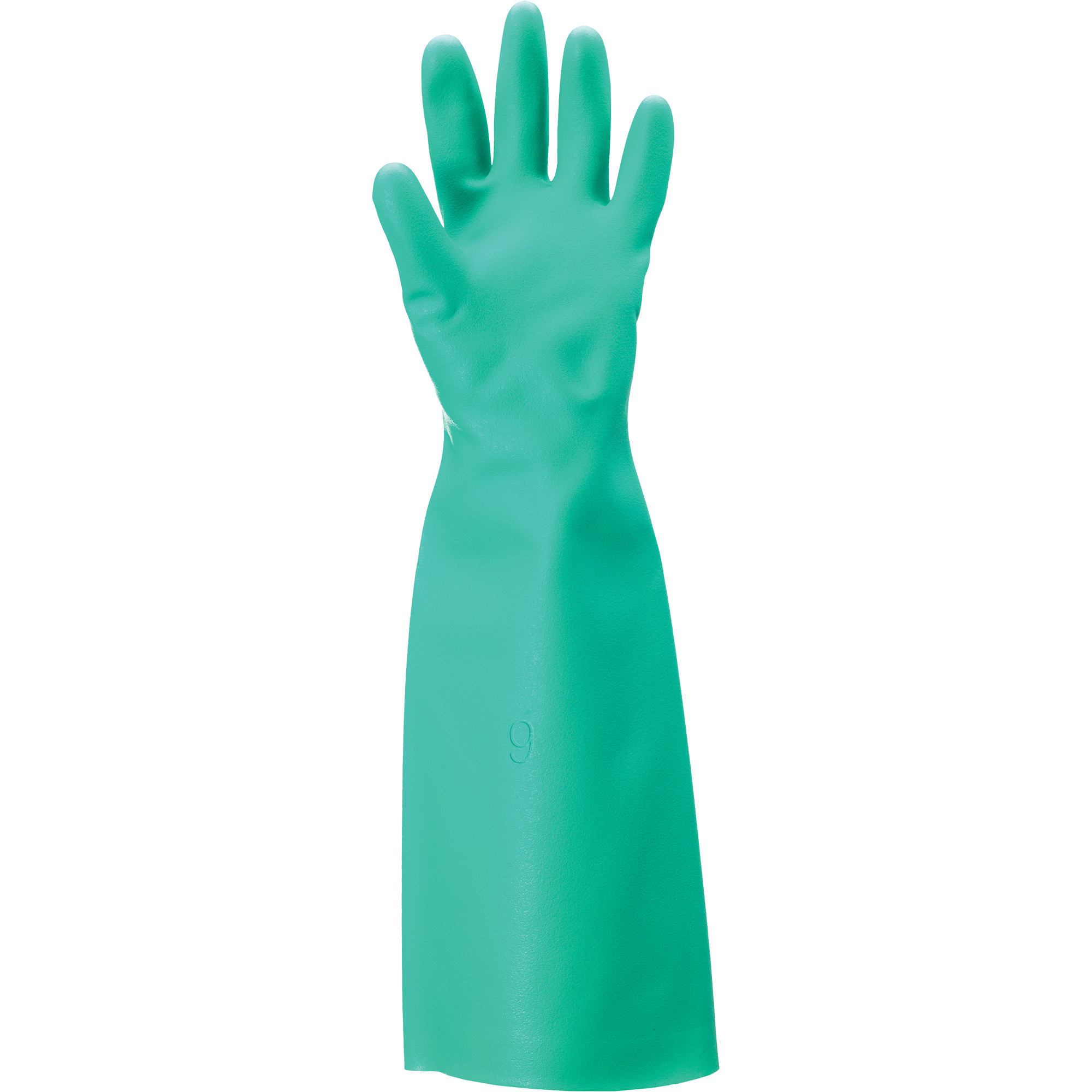 Gants SolvexMD 37-185, Taille Grand/9, 18" lo, Nitrile, 22 mils