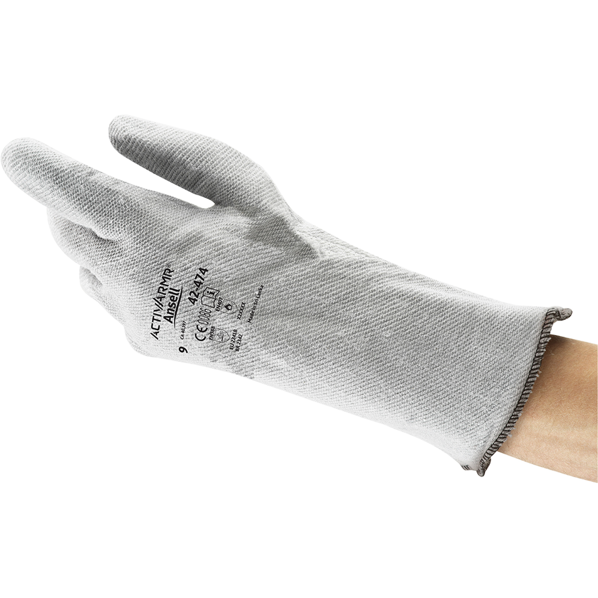 Gants souples CrusaderMD 42-474, Nitrile, T-Grand, Protège jusqu'à 400° F (204° C)