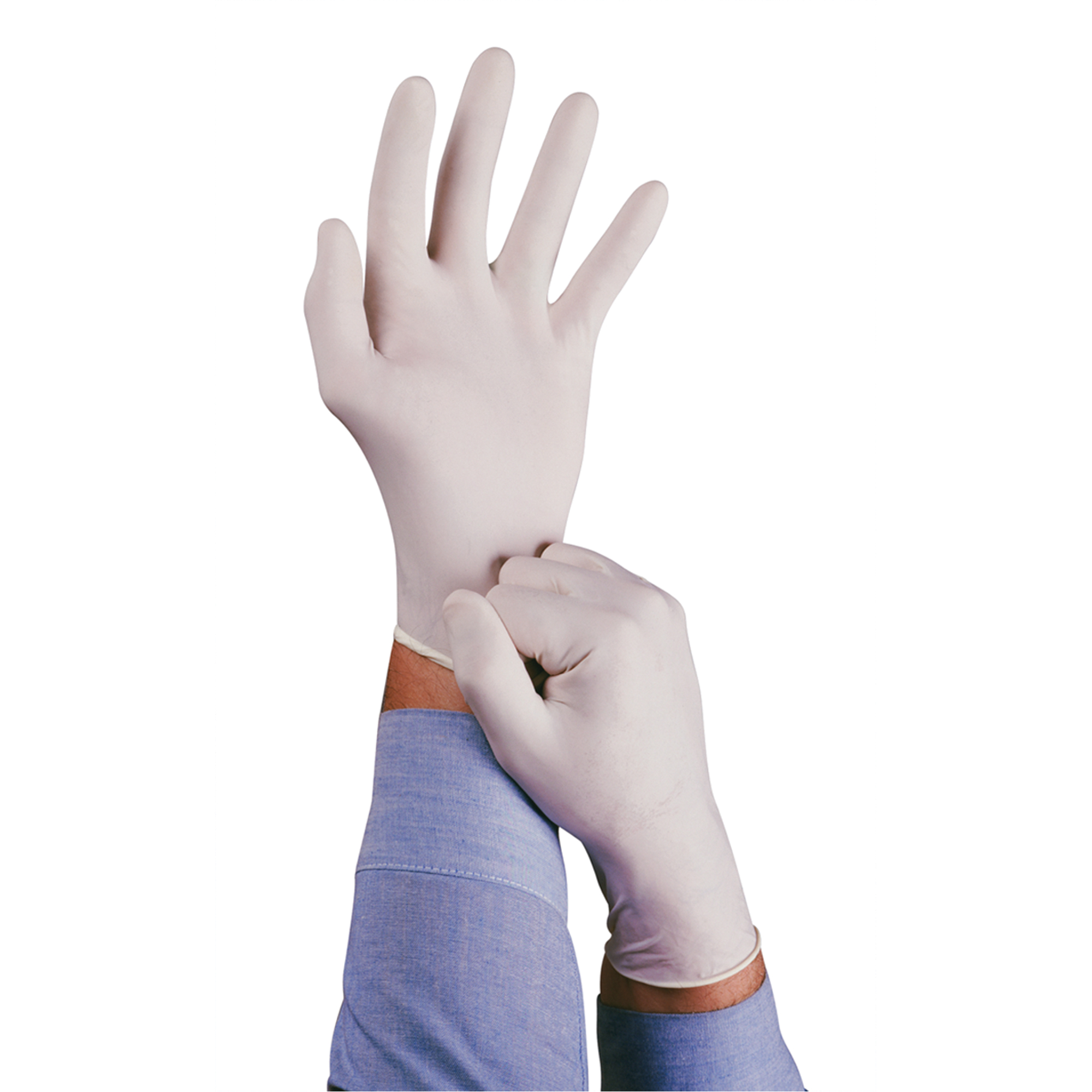 Gants TouchNTuffMD 69-210, Grand, Latex, 5 mils, Sans poudre, Naturel